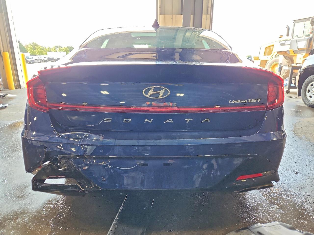 2021 Hyundai Sonata Limited Синий vin: 5NPEH4J22MH088130