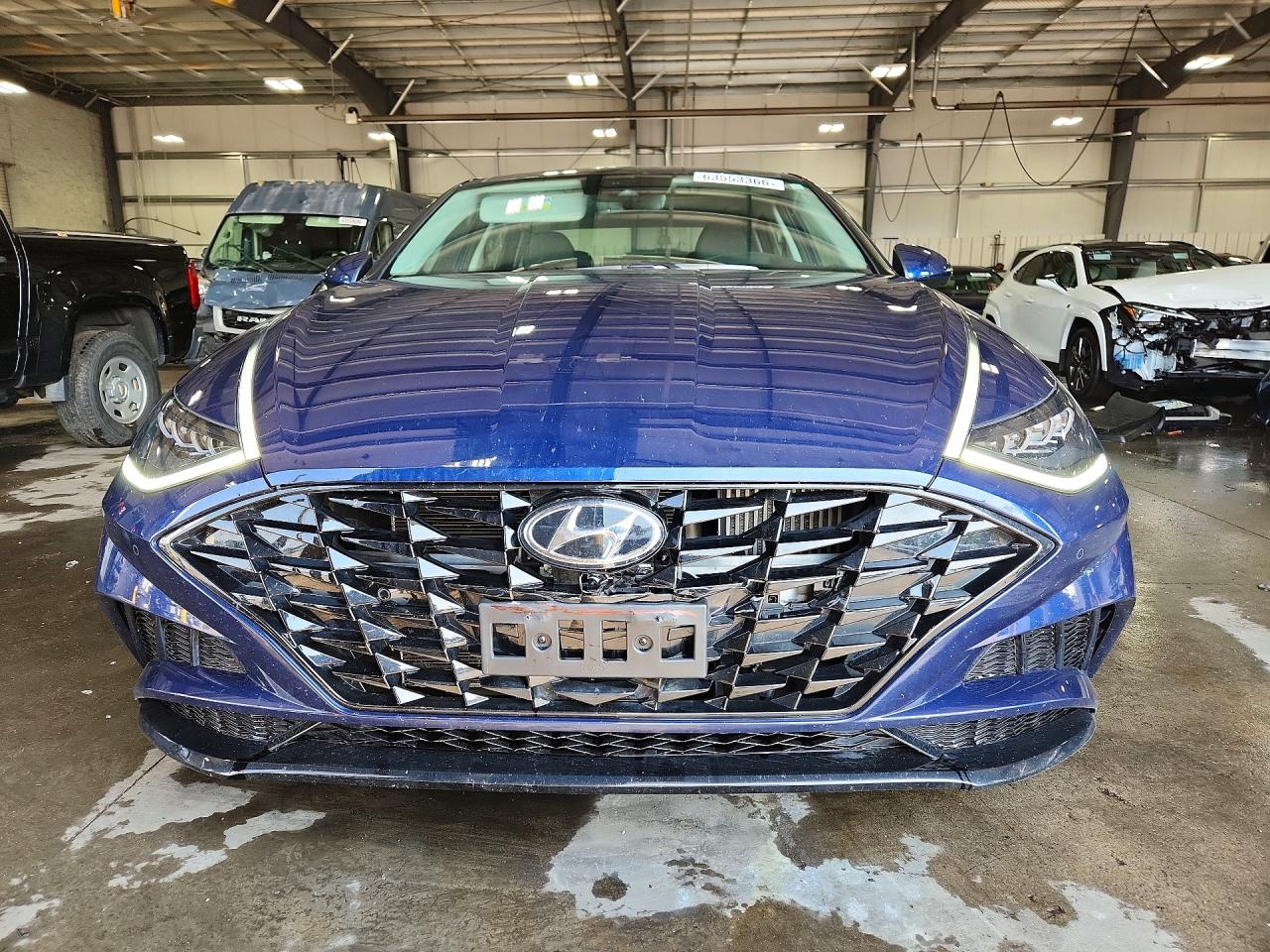2021 Hyundai Sonata Limited Синий vin: 5NPEH4J22MH088130
