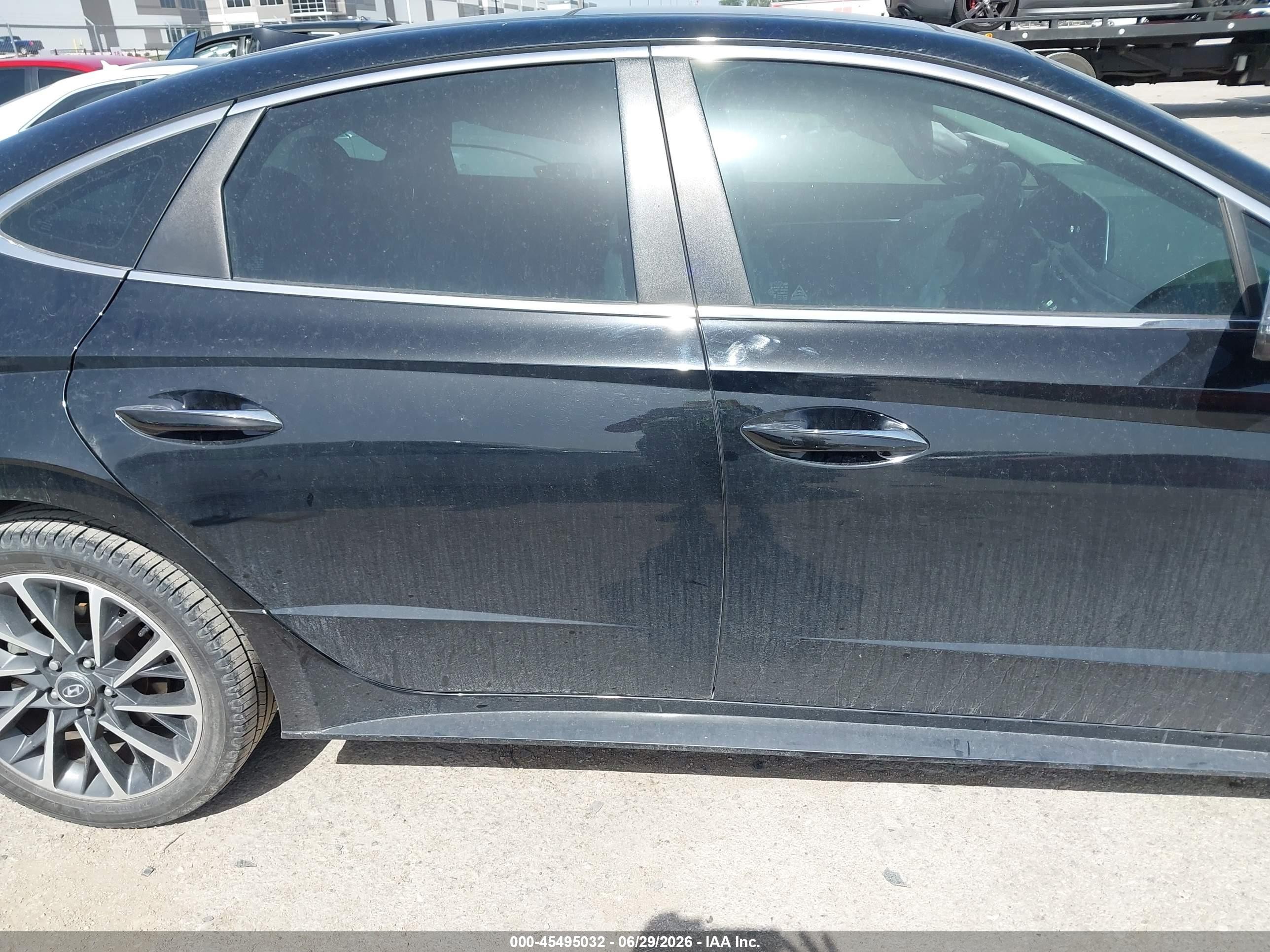2020 Hyundai Sonata Limited Black vin: 5NPEH4J23LH018540