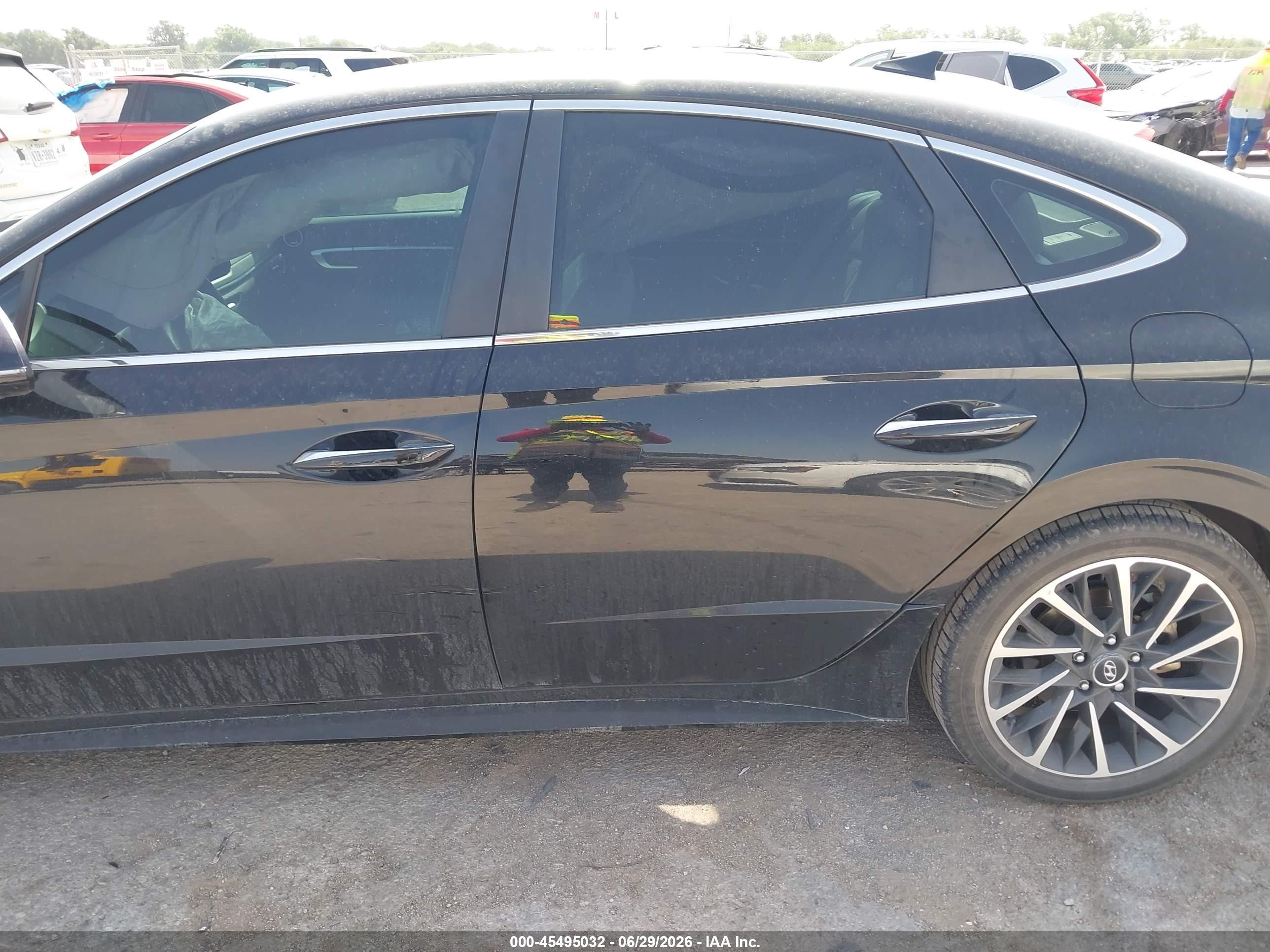 2020 Hyundai Sonata Limited Black vin: 5NPEH4J23LH018540