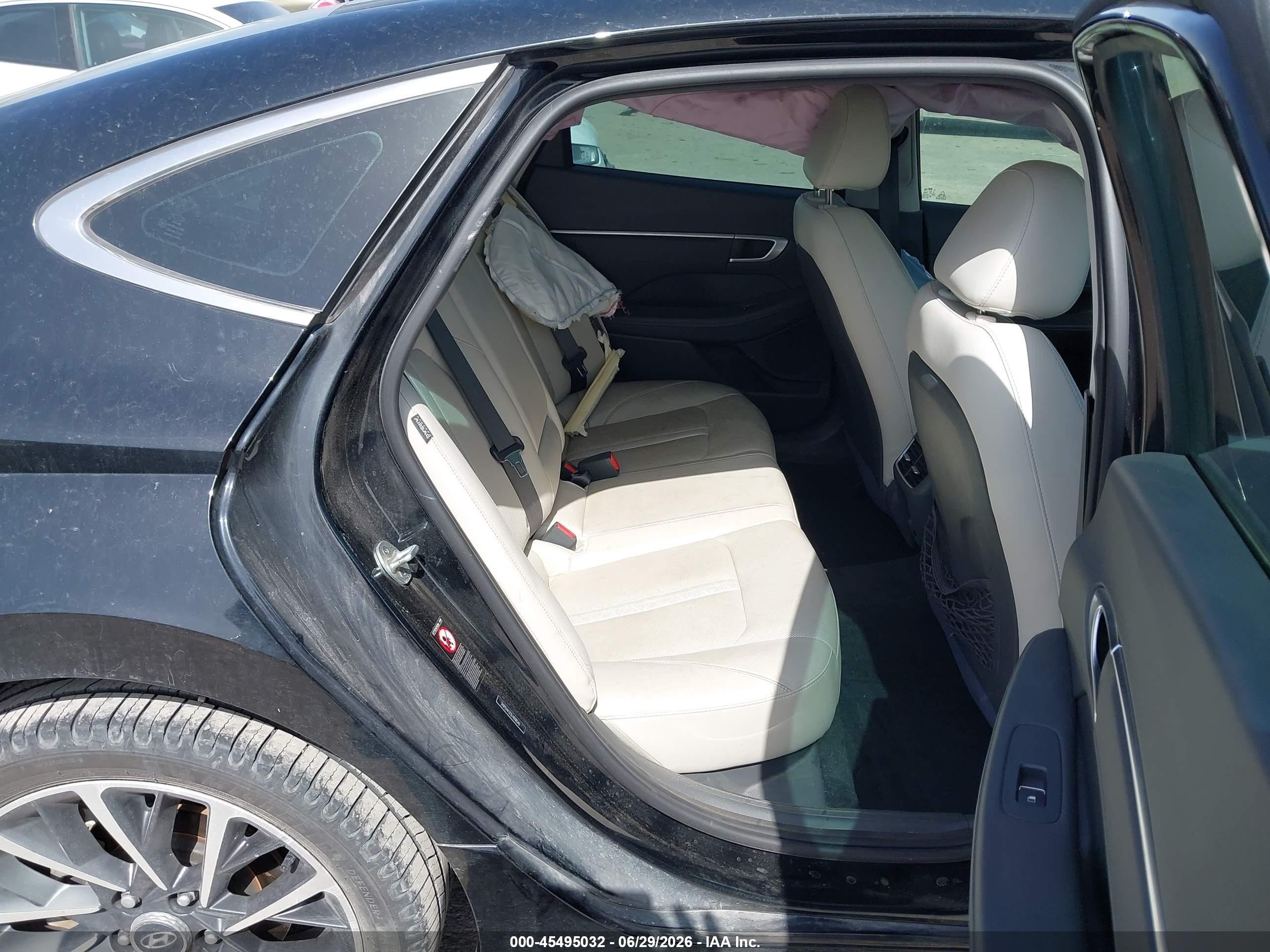 2020 Hyundai Sonata Limited Black vin: 5NPEH4J23LH018540