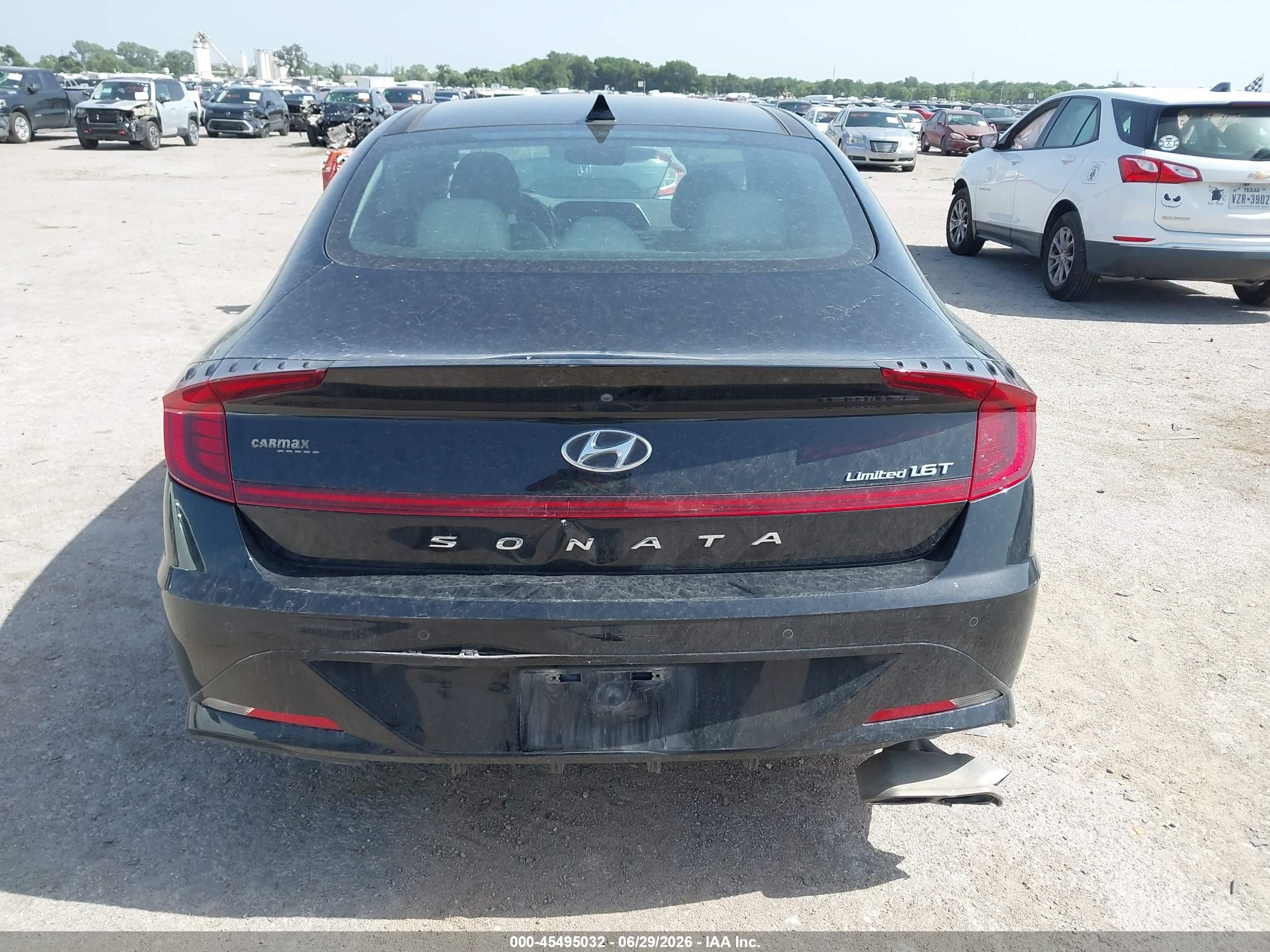 2020 Hyundai Sonata Limited Black vin: 5NPEH4J23LH018540