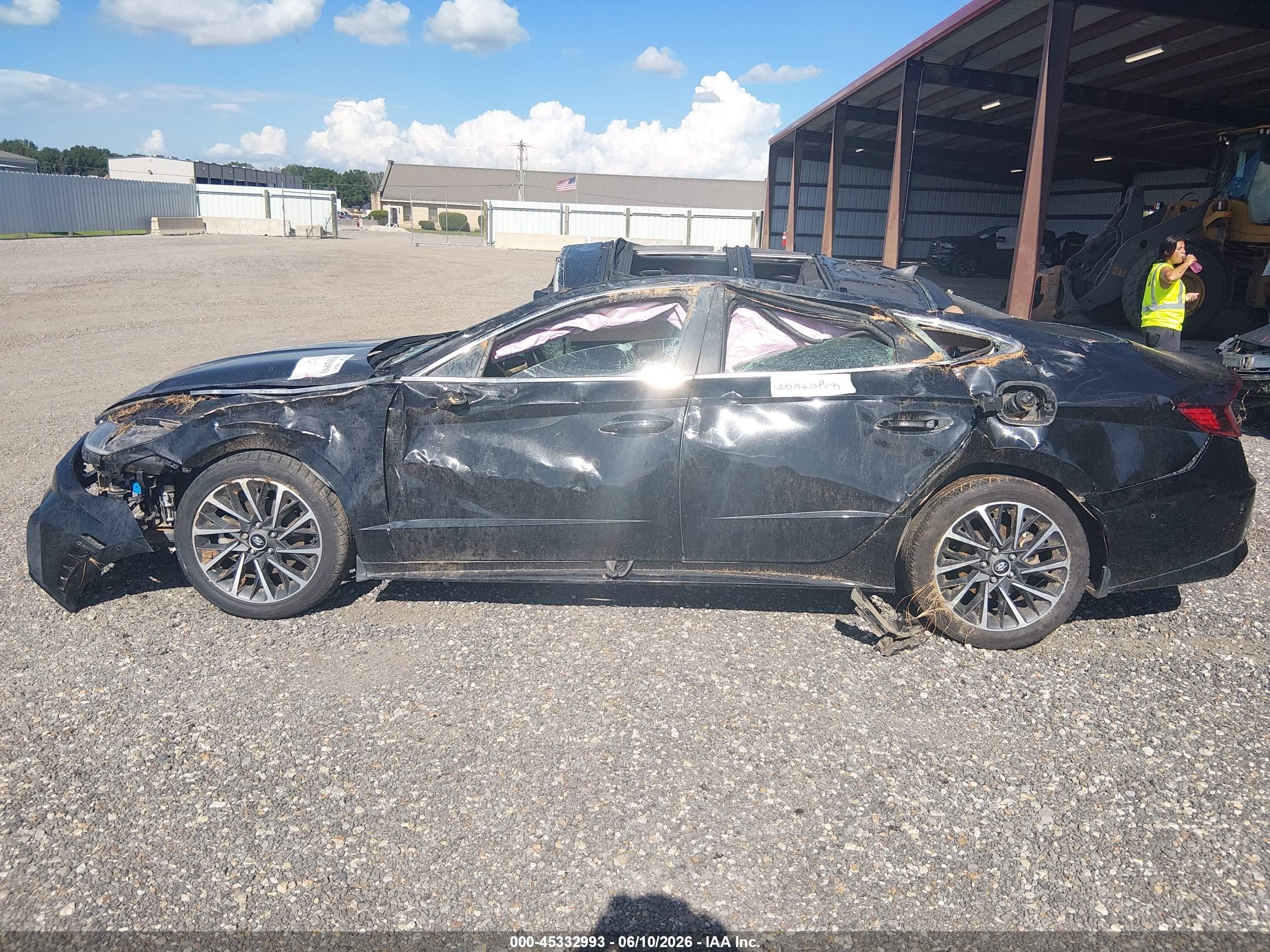 2021 Hyundai Sonata Limited Black vin: 5NPEH4J23MH114394