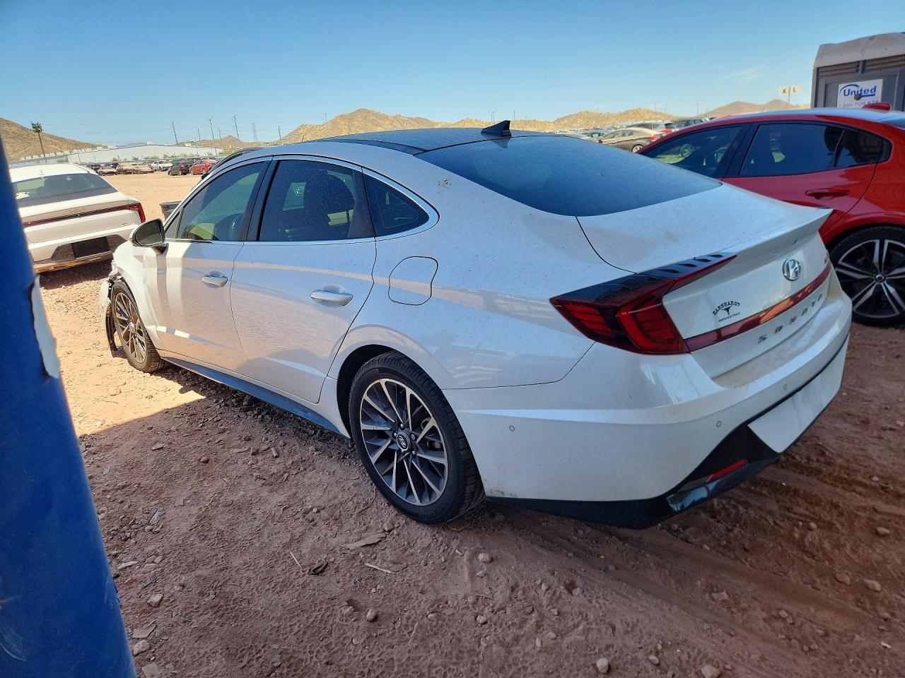 2021 Hyundai Sonata Limited White vin: 5NPEH4J24MH123136