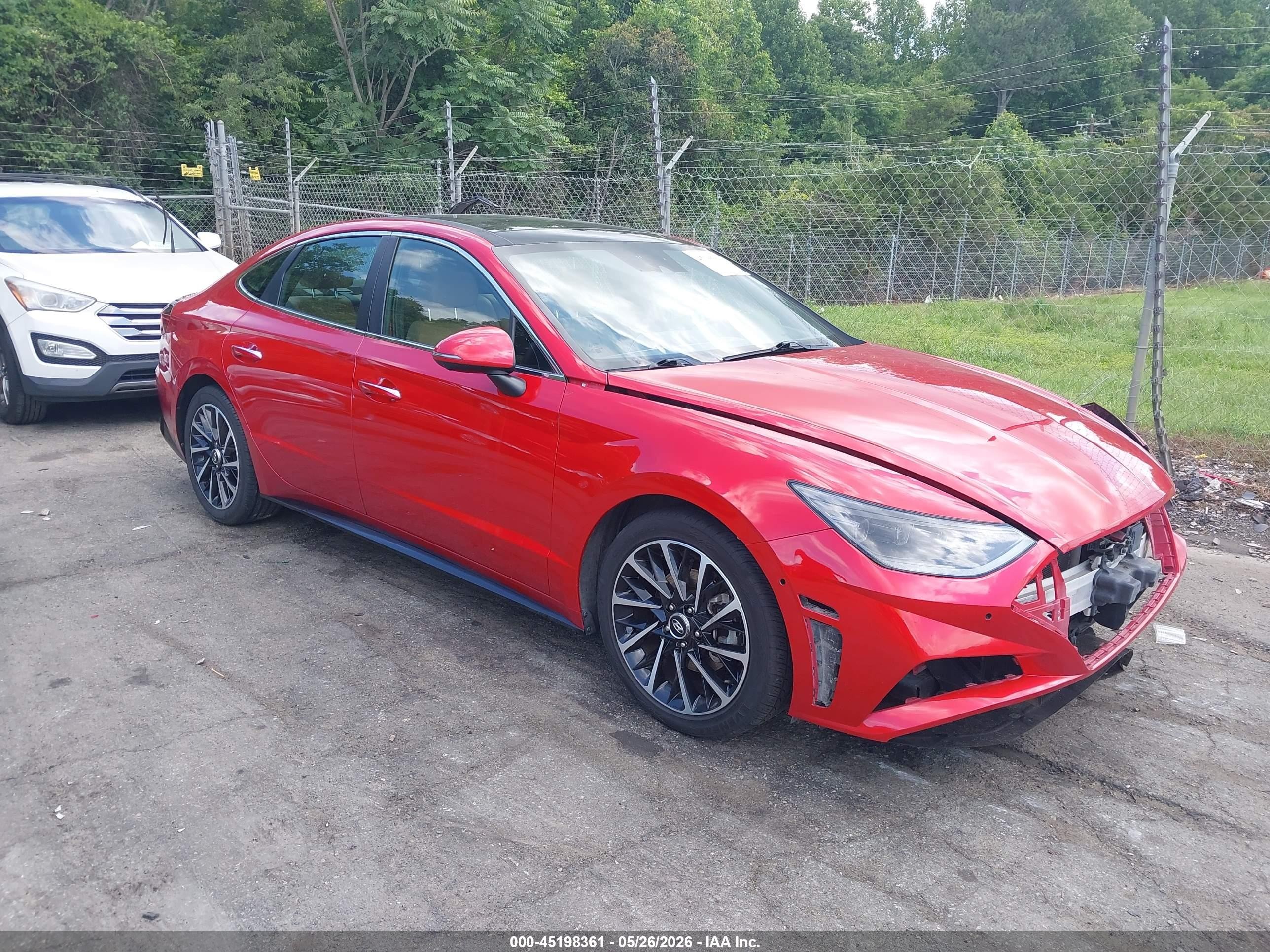 2021 Hyundai Sonata Limited Red vin: 5NPEH4J25MH073346