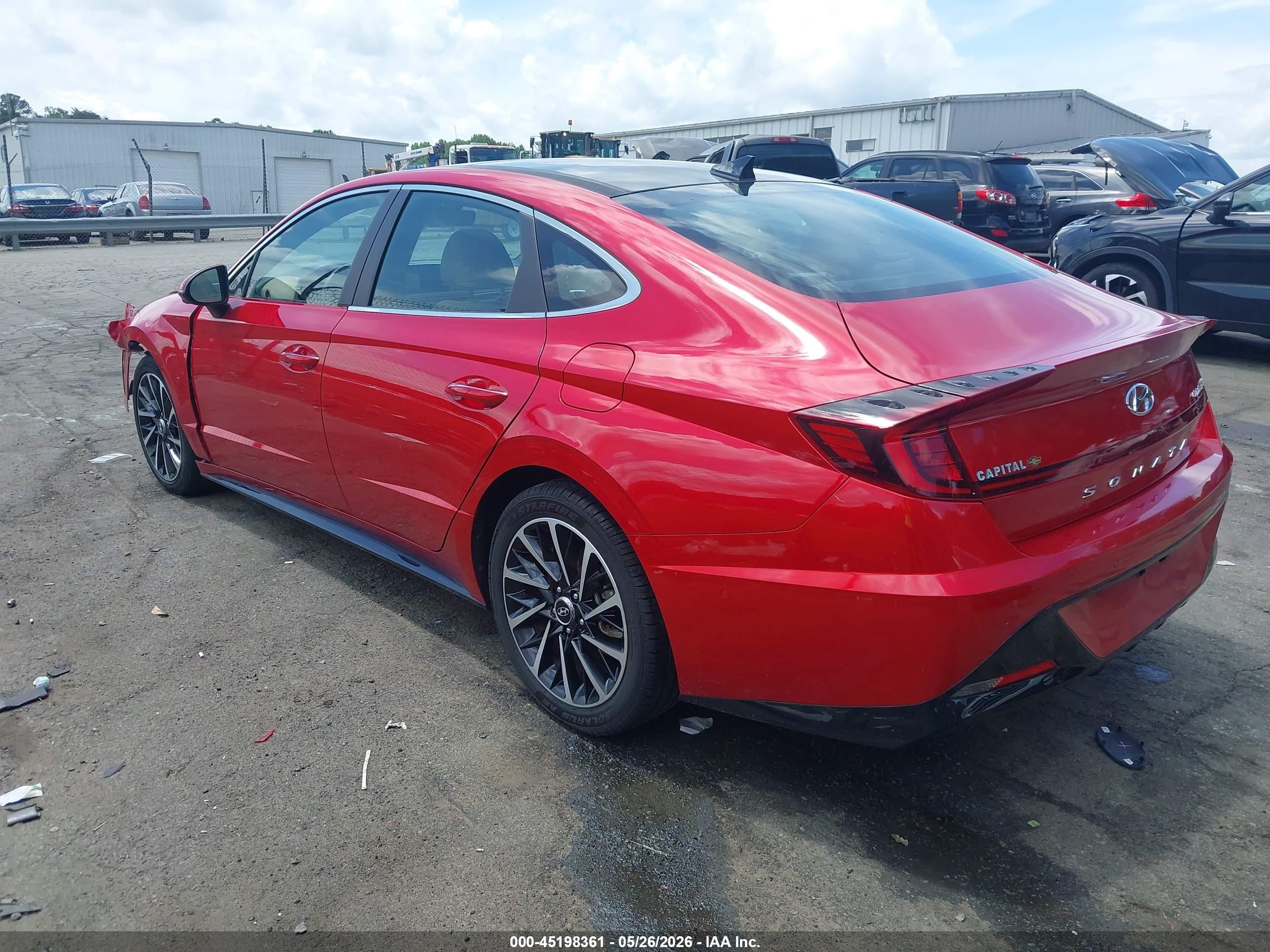 2021 Hyundai Sonata Limited Red vin: 5NPEH4J25MH073346