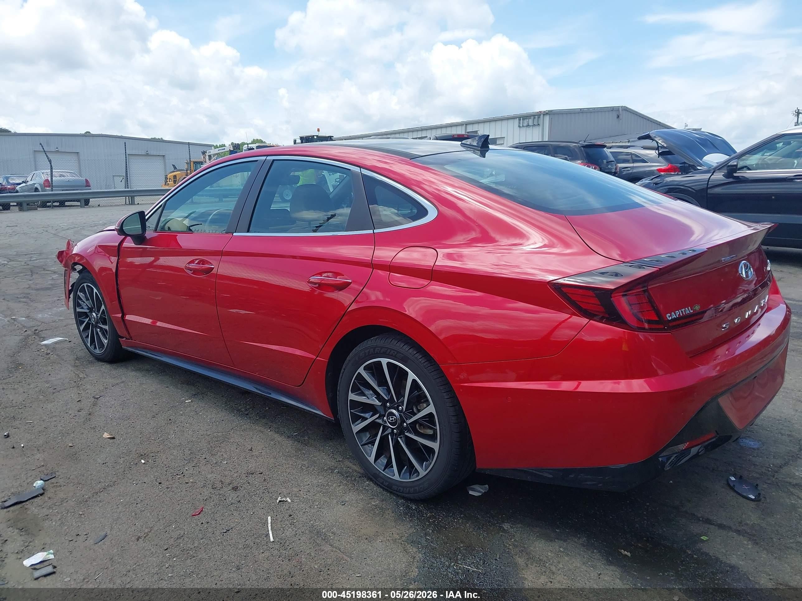 2021 Hyundai Sonata Limited Red vin: 5NPEH4J25MH073346