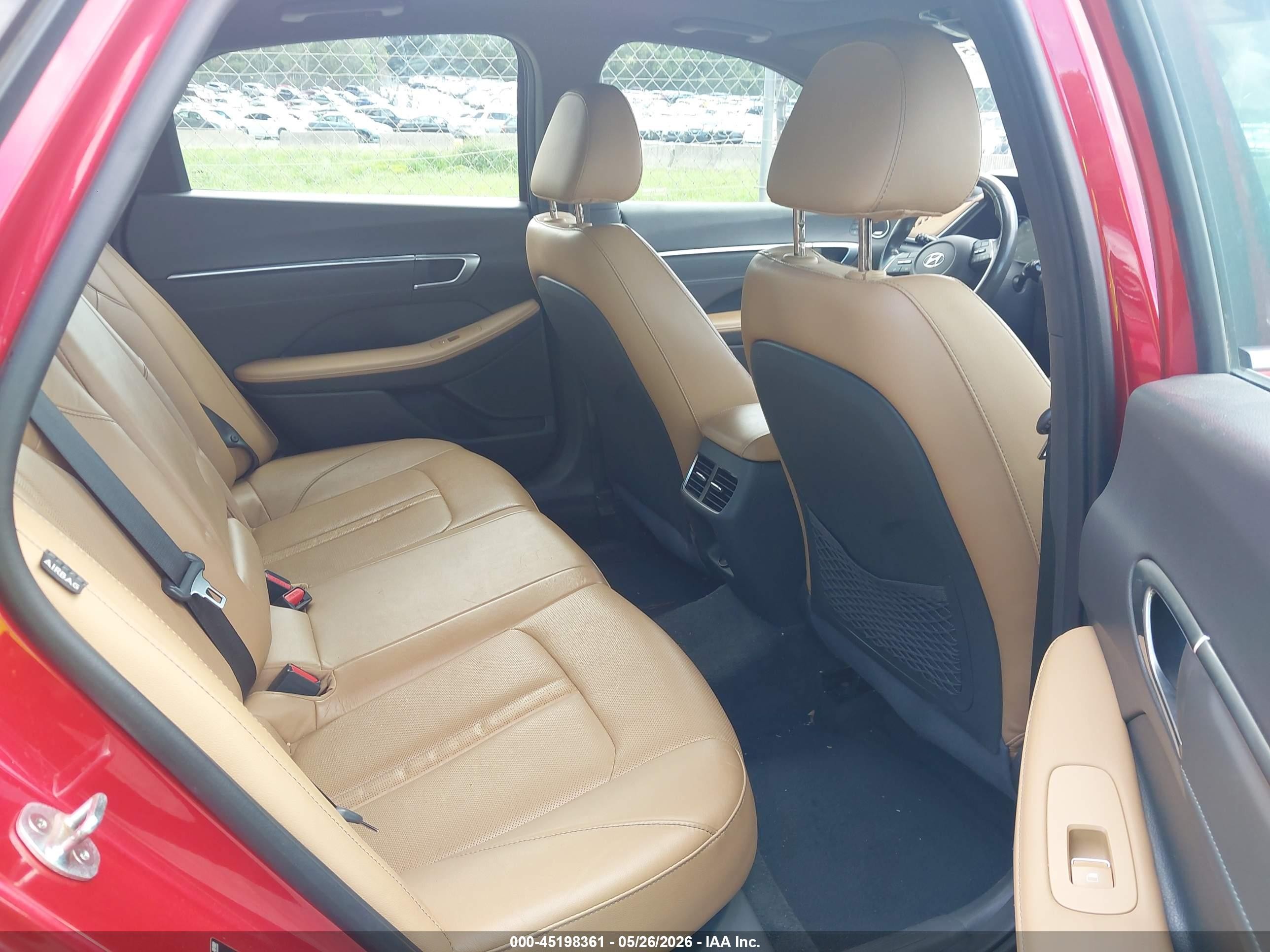 2021 Hyundai Sonata Limited Red vin: 5NPEH4J25MH073346