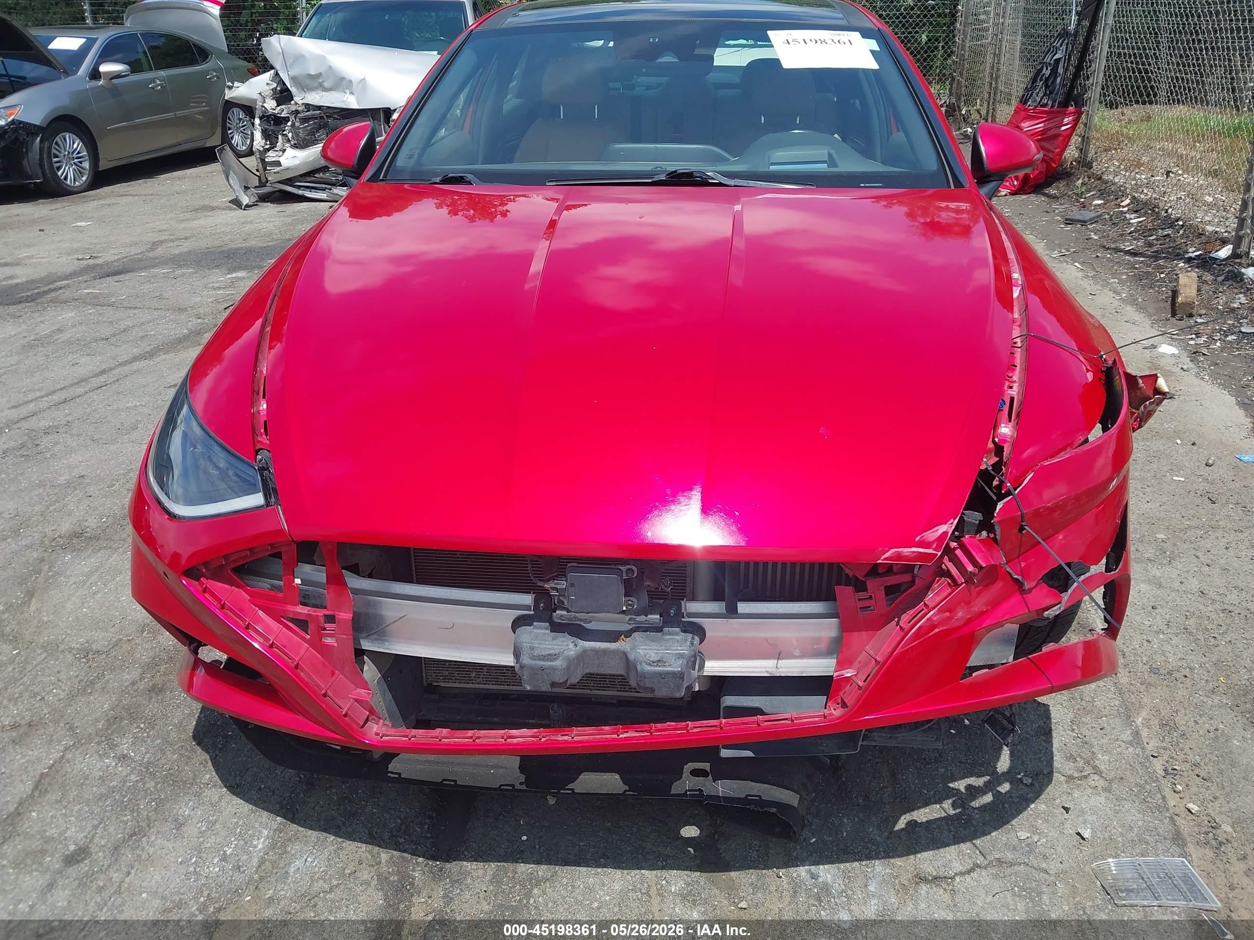 2021 Hyundai Sonata Limited Red vin: 5NPEH4J25MH073346