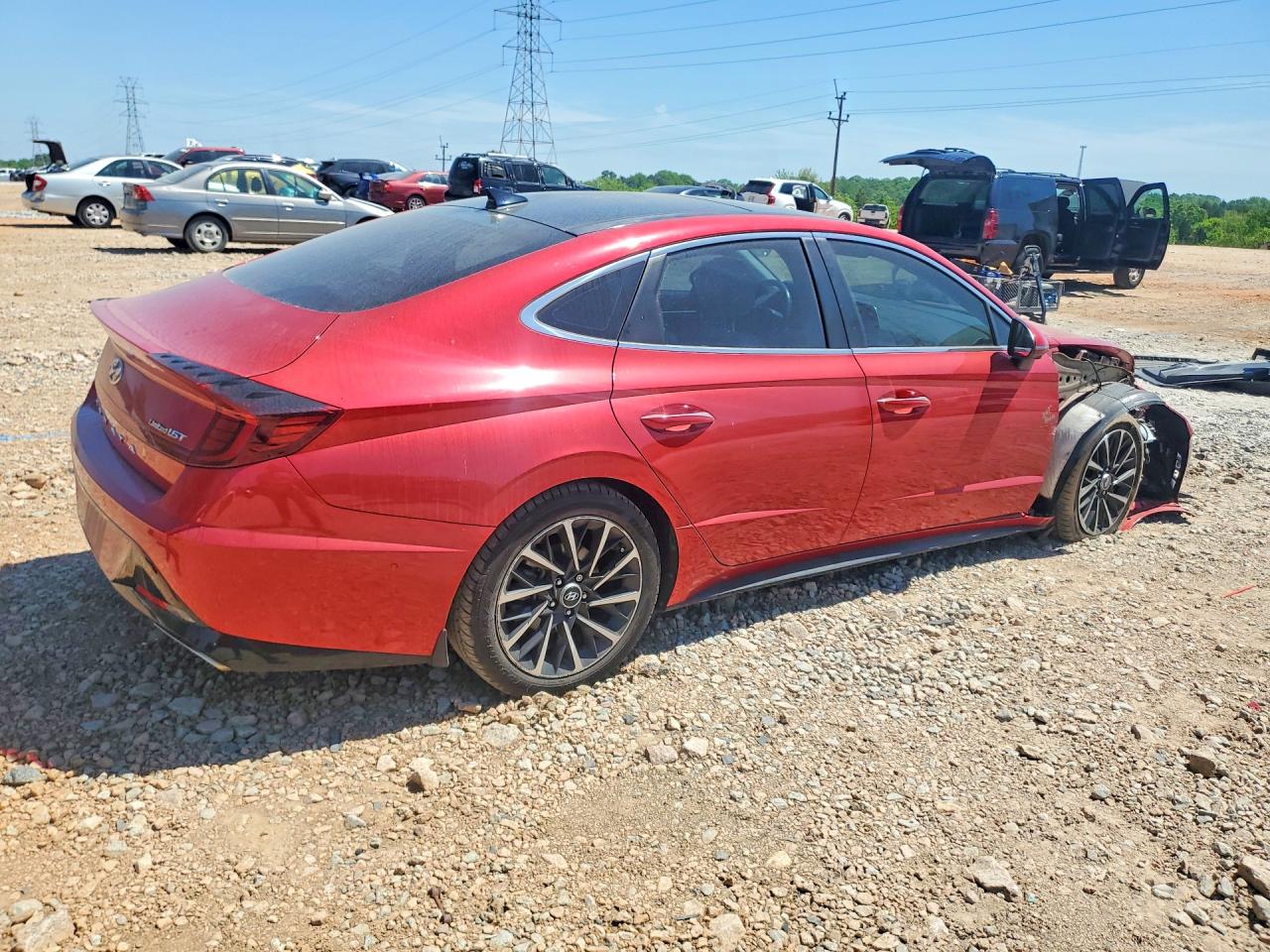 2021 Hyundai Sonata Limited Red vin: 5NPEH4J25MH098179