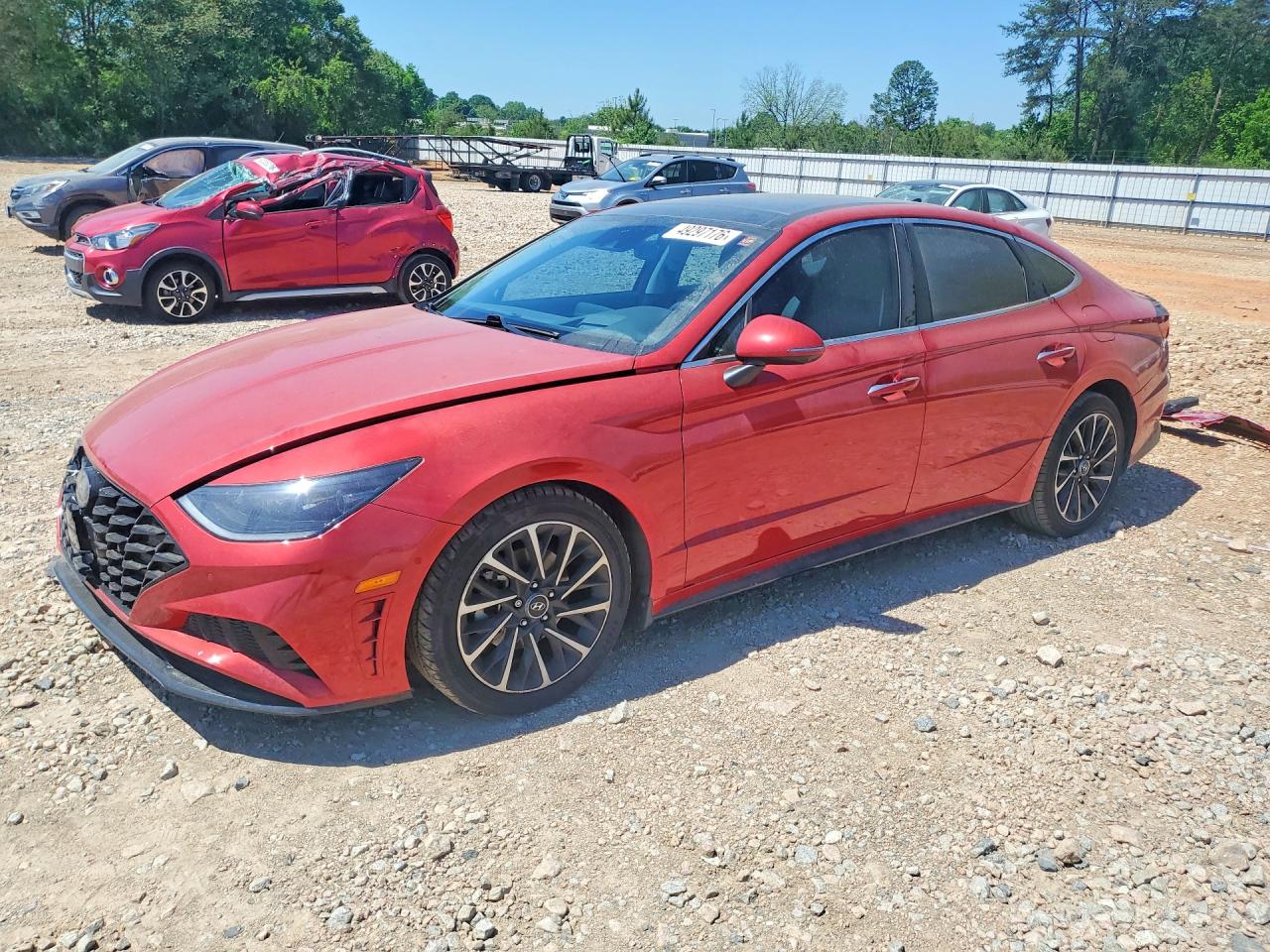 2021 Hyundai Sonata Limited Red vin: 5NPEH4J25MH098179