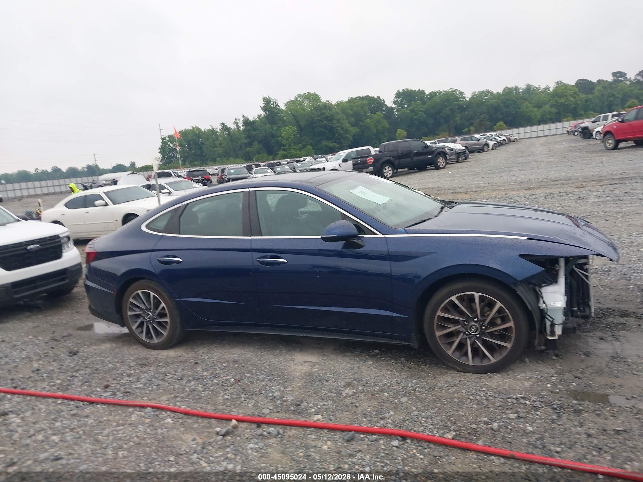 2021 Hyundai Sonata Limited Blue vin: 5NPEH4J25MH103347