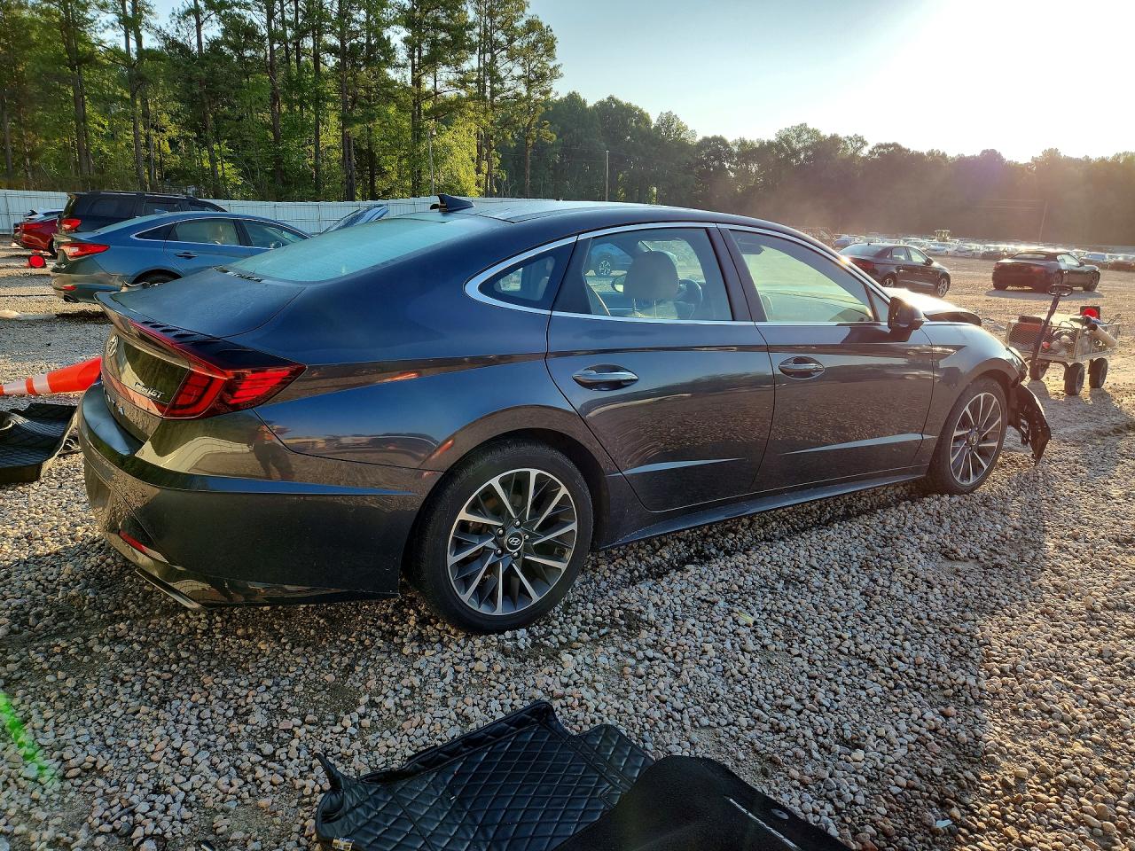2020 Hyundai Sonata Limited Gray vin: 5NPEH4J26LH018371