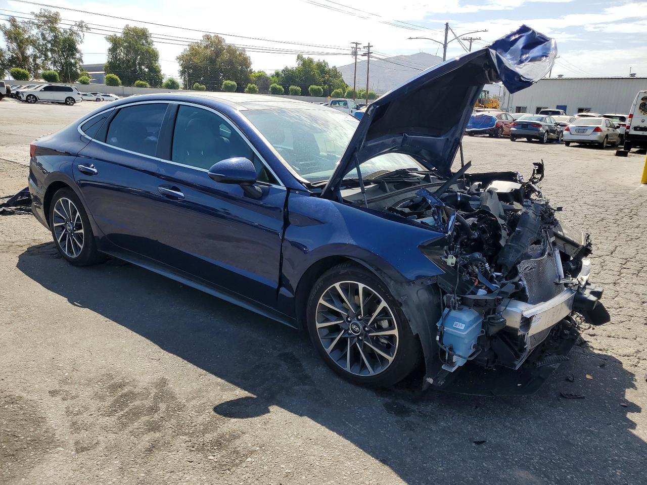 2020 Hyundai Sonata Limited Blue vin: 5NPEH4J26LH045764