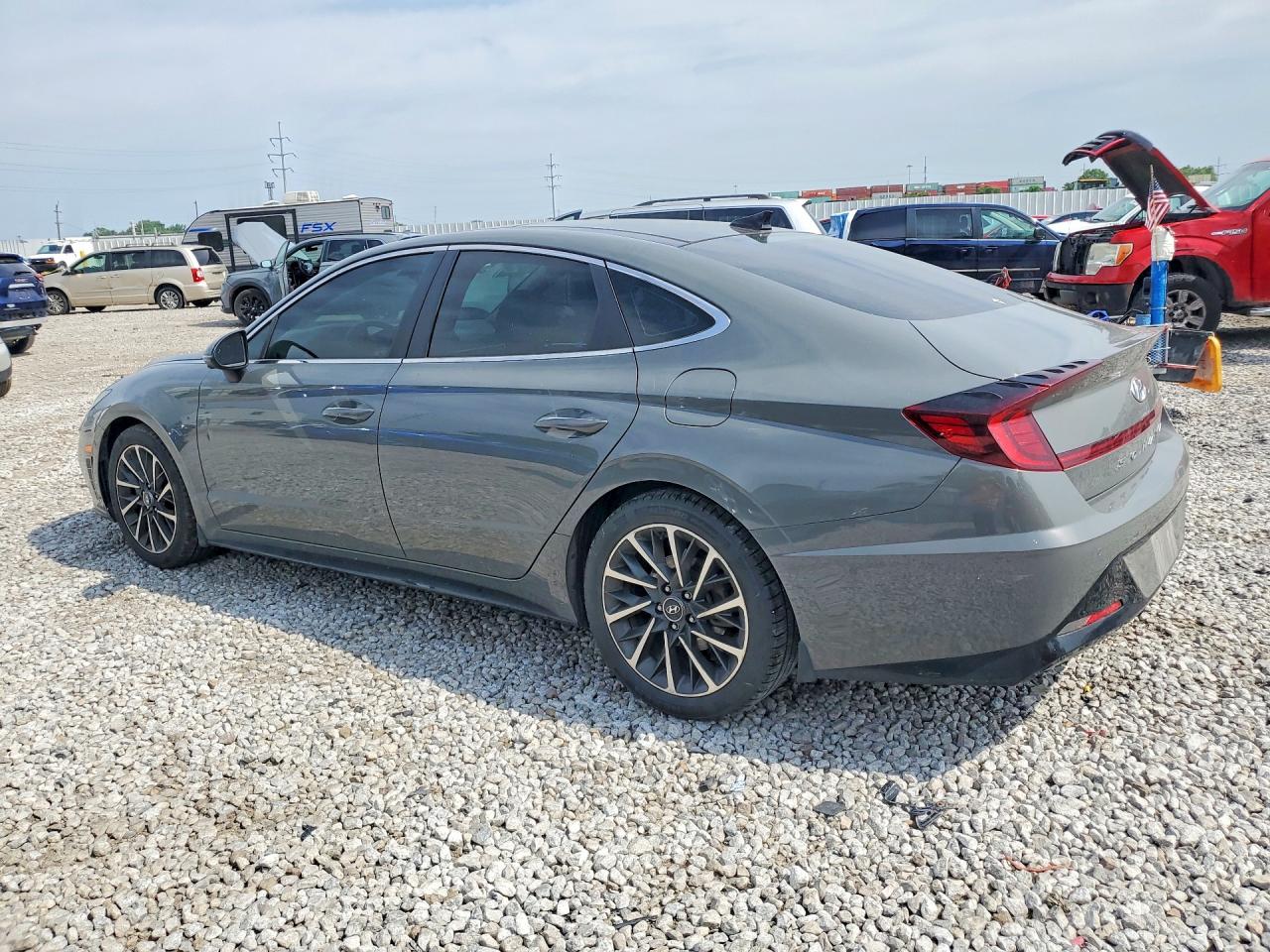 2020 Hyundai Sonata Limited Серый vin: 5NPEH4J27LH009033