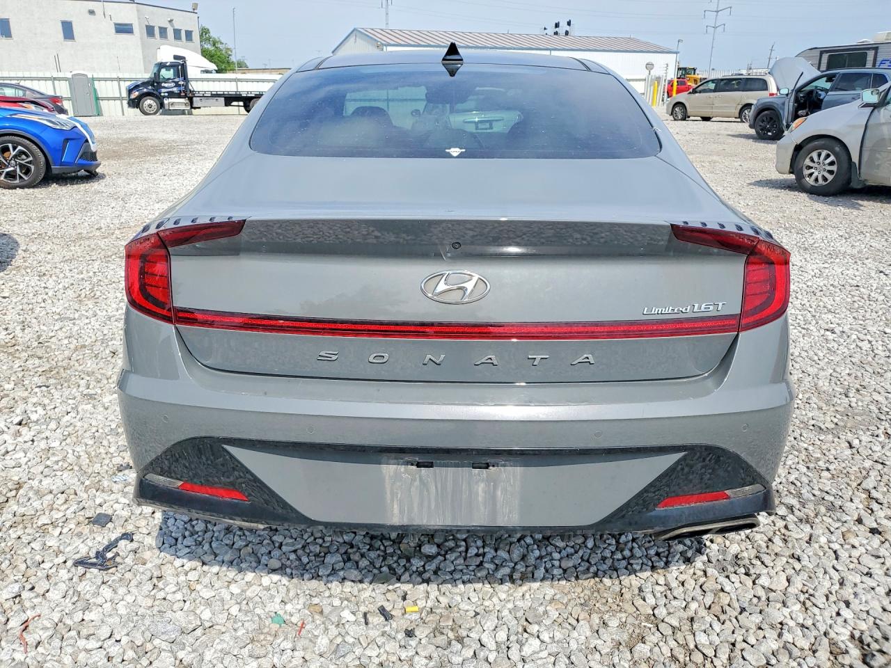 2020 Hyundai Sonata Limited Серый vin: 5NPEH4J27LH009033