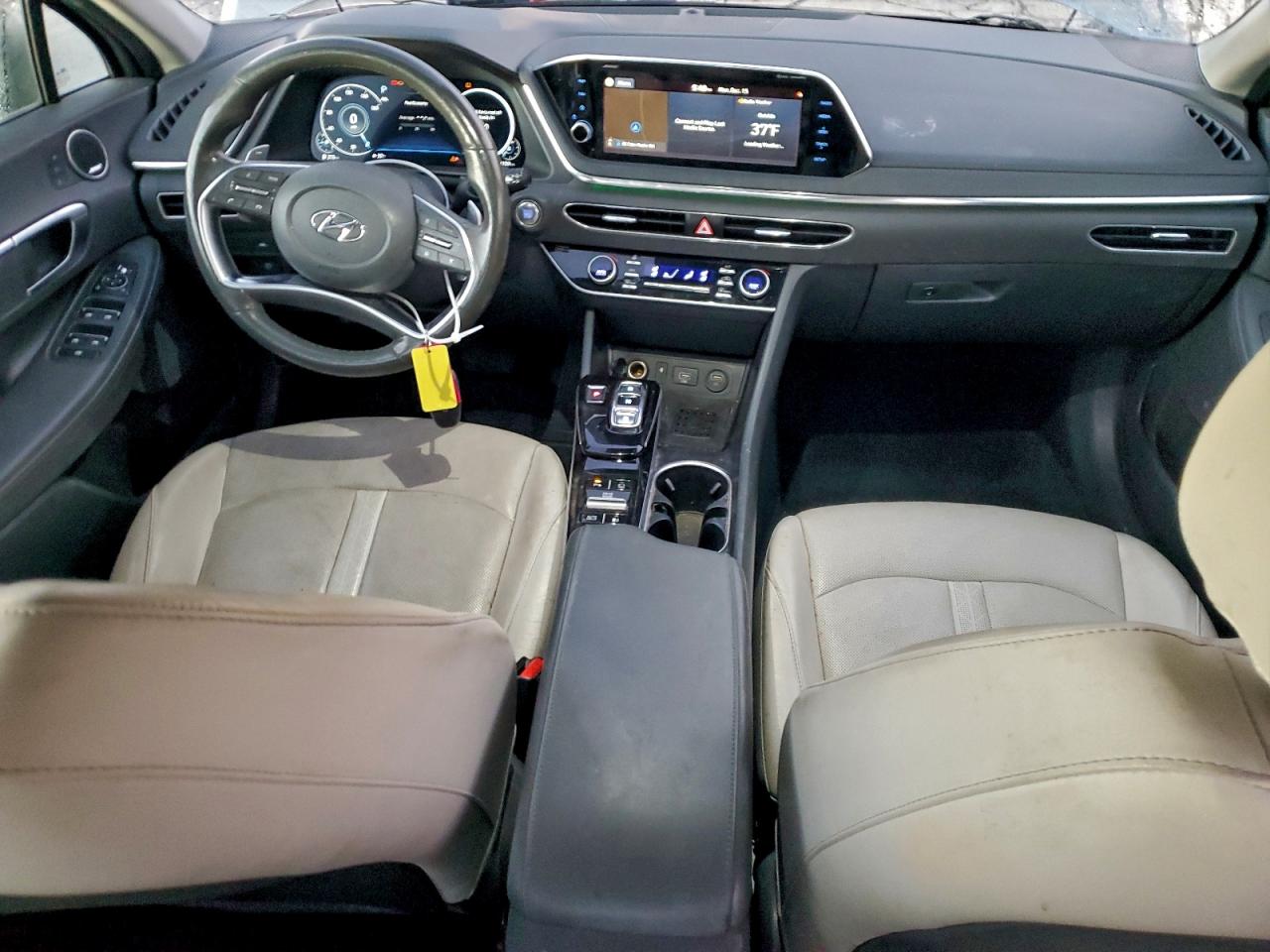2020 Hyundai Sonata Limited Silver vin: 5NPEH4J27LH010800