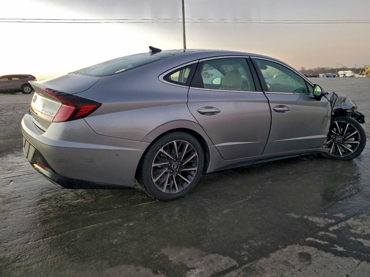 2020 Hyundai Sonata Limited Silver vin: 5NPEH4J27LH010800
