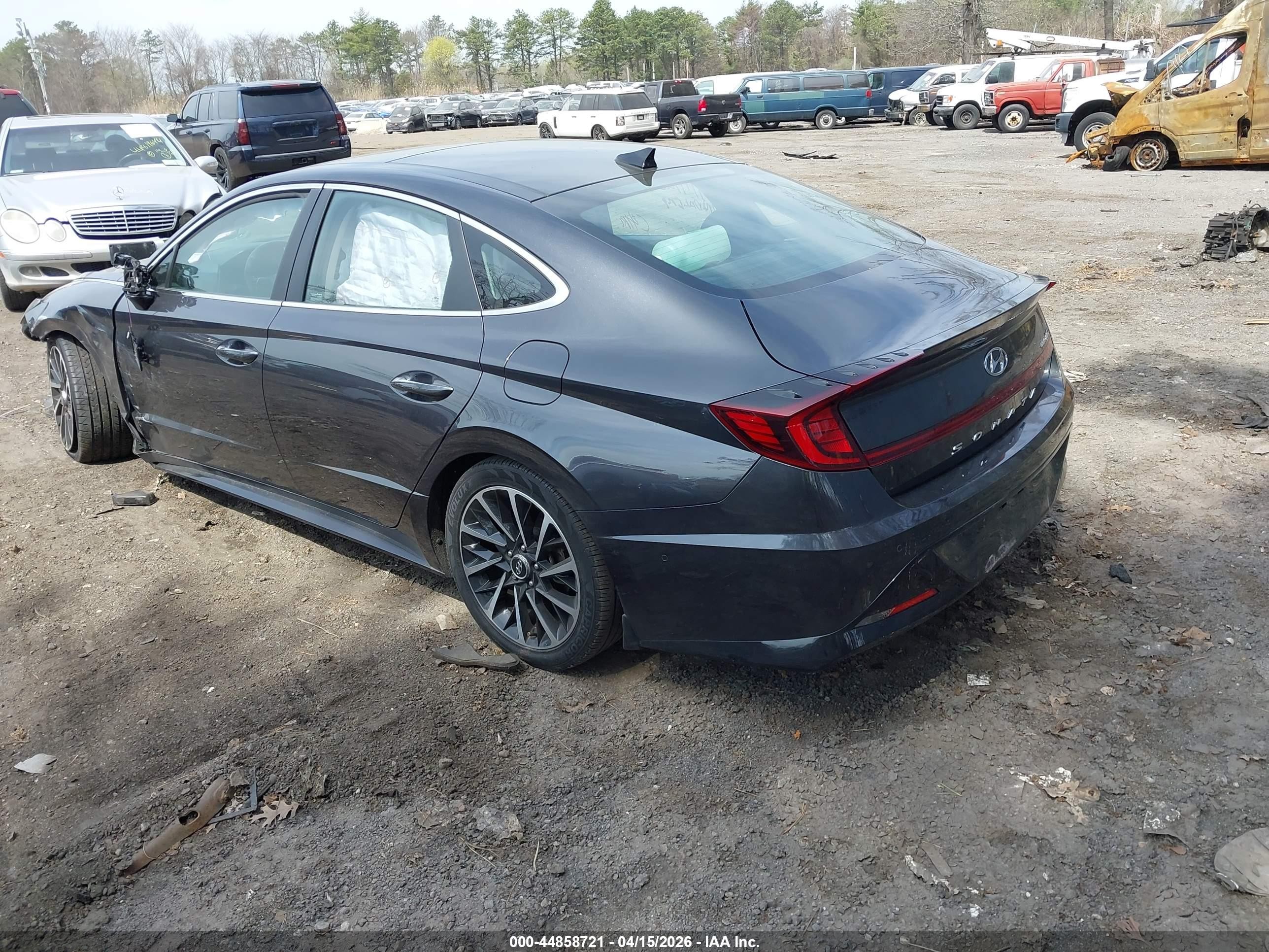 2021 Hyundai Sonata Limited Black vin: 5NPEH4J27MH078807