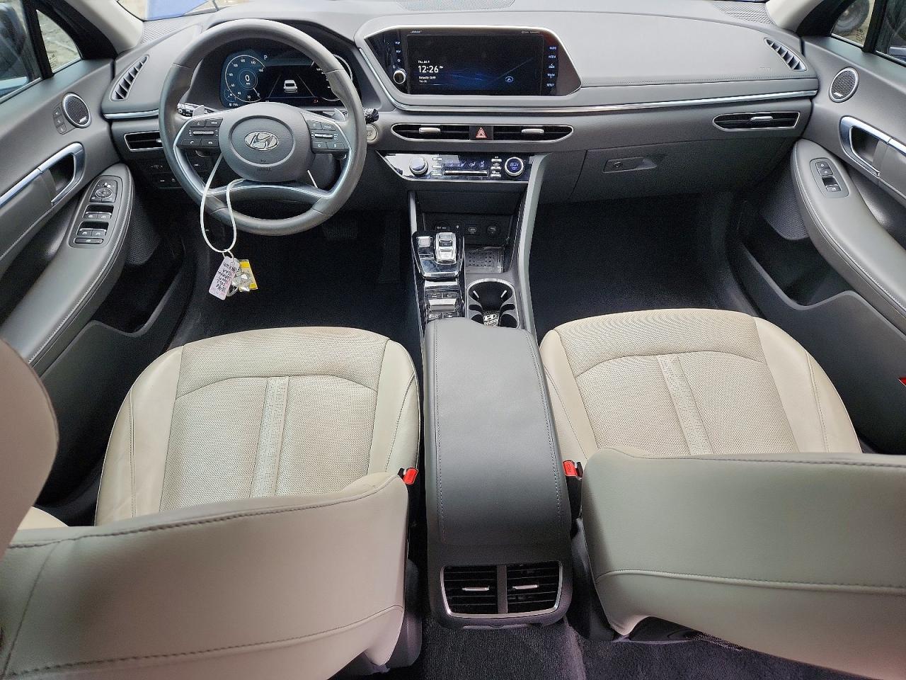 2022 Hyundai Sonata Limited Blue vin: 5NPEH4J27NH140806