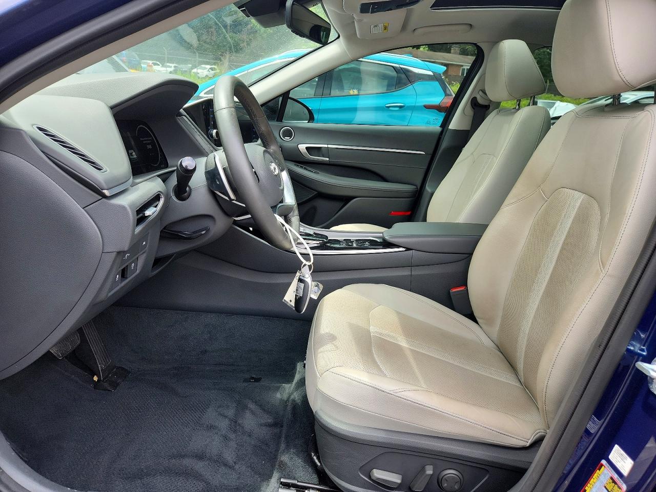 2022 Hyundai Sonata Limited Blue vin: 5NPEH4J27NH140806