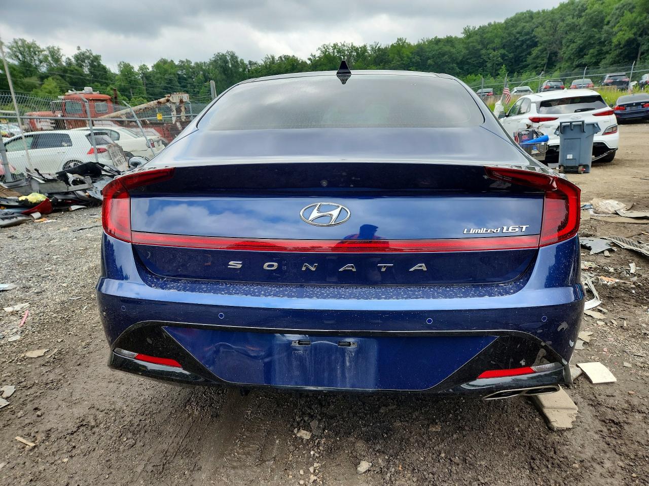 2022 Hyundai Sonata Limited Blue vin: 5NPEH4J27NH140806