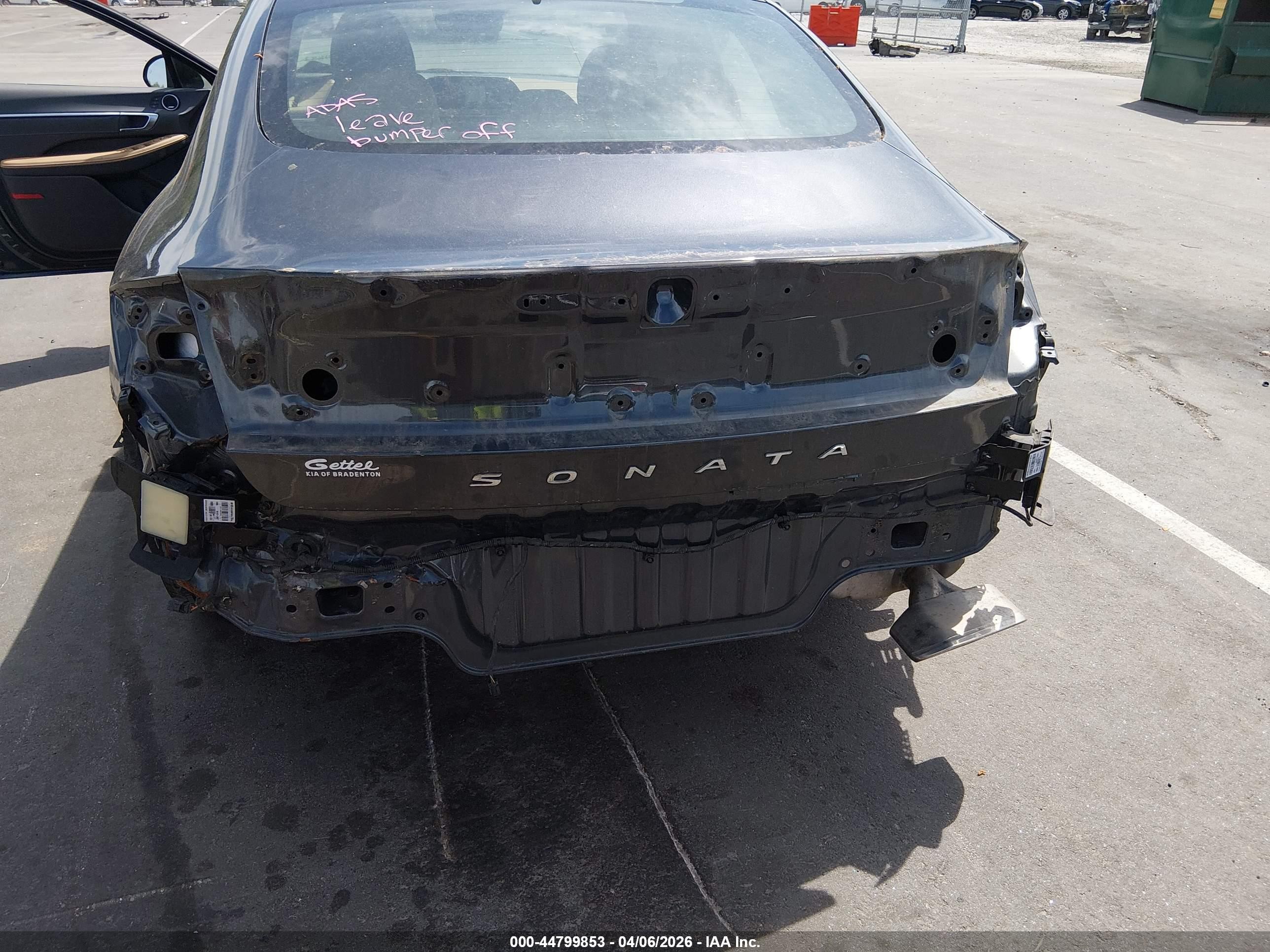 2020 Hyundai Sonata Limited Серый vin: 5NPEH4J28LH020221