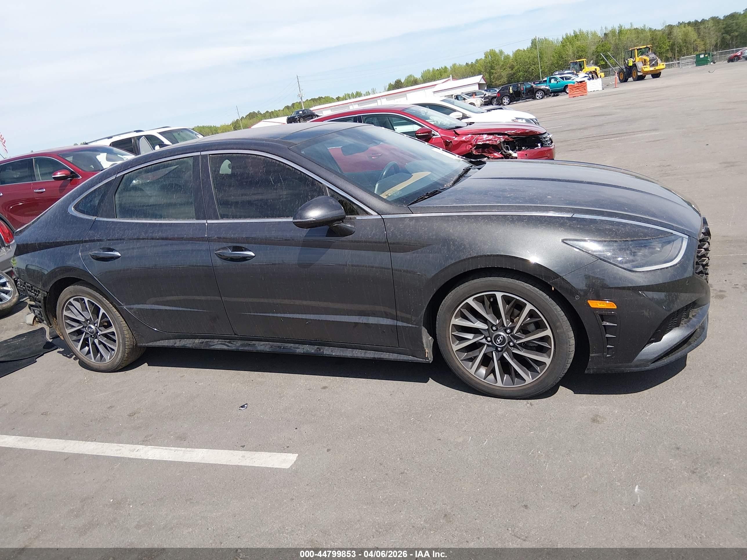 2020 Hyundai Sonata Limited Серый vin: 5NPEH4J28LH020221