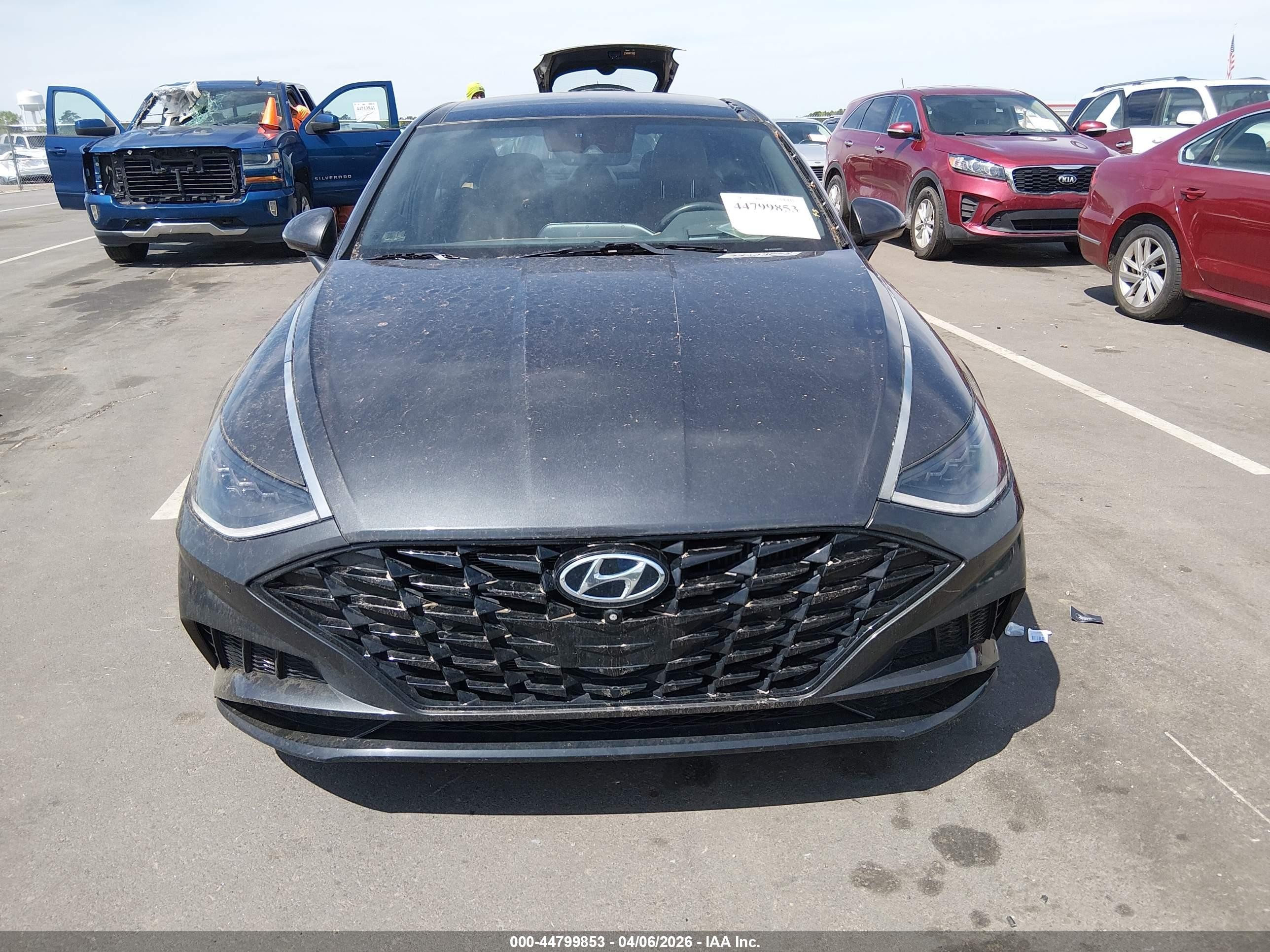 2020 Hyundai Sonata Limited Серый vin: 5NPEH4J28LH020221