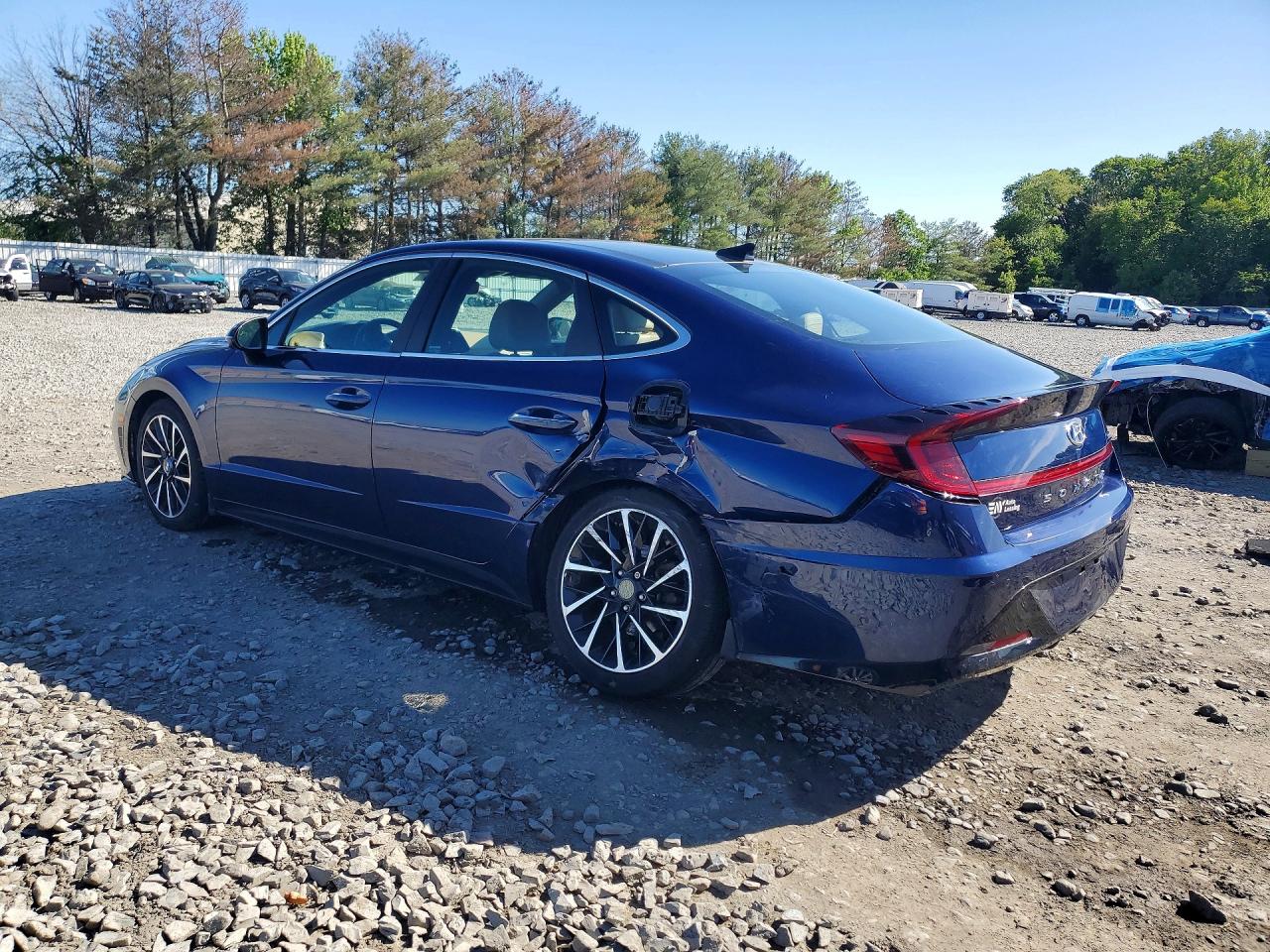 2021 Hyundai Sonata Limited Blue vin: 5NPEH4J28MH098516
