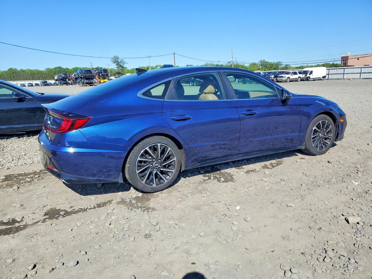 2021 Hyundai Sonata Limited Blue vin: 5NPEH4J28MH098516