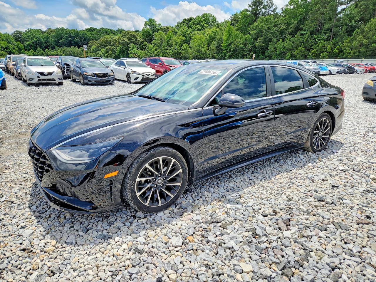 2021 Hyundai Sonata Limited Black vin: 5NPEH4J29MH073639