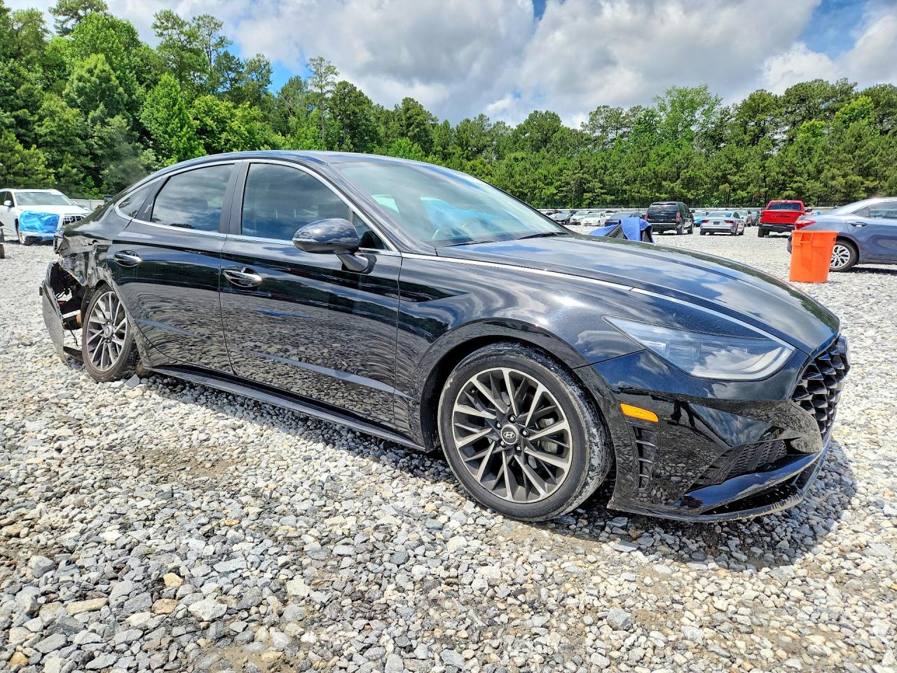 2021 Hyundai Sonata Limited Black vin: 5NPEH4J29MH073639