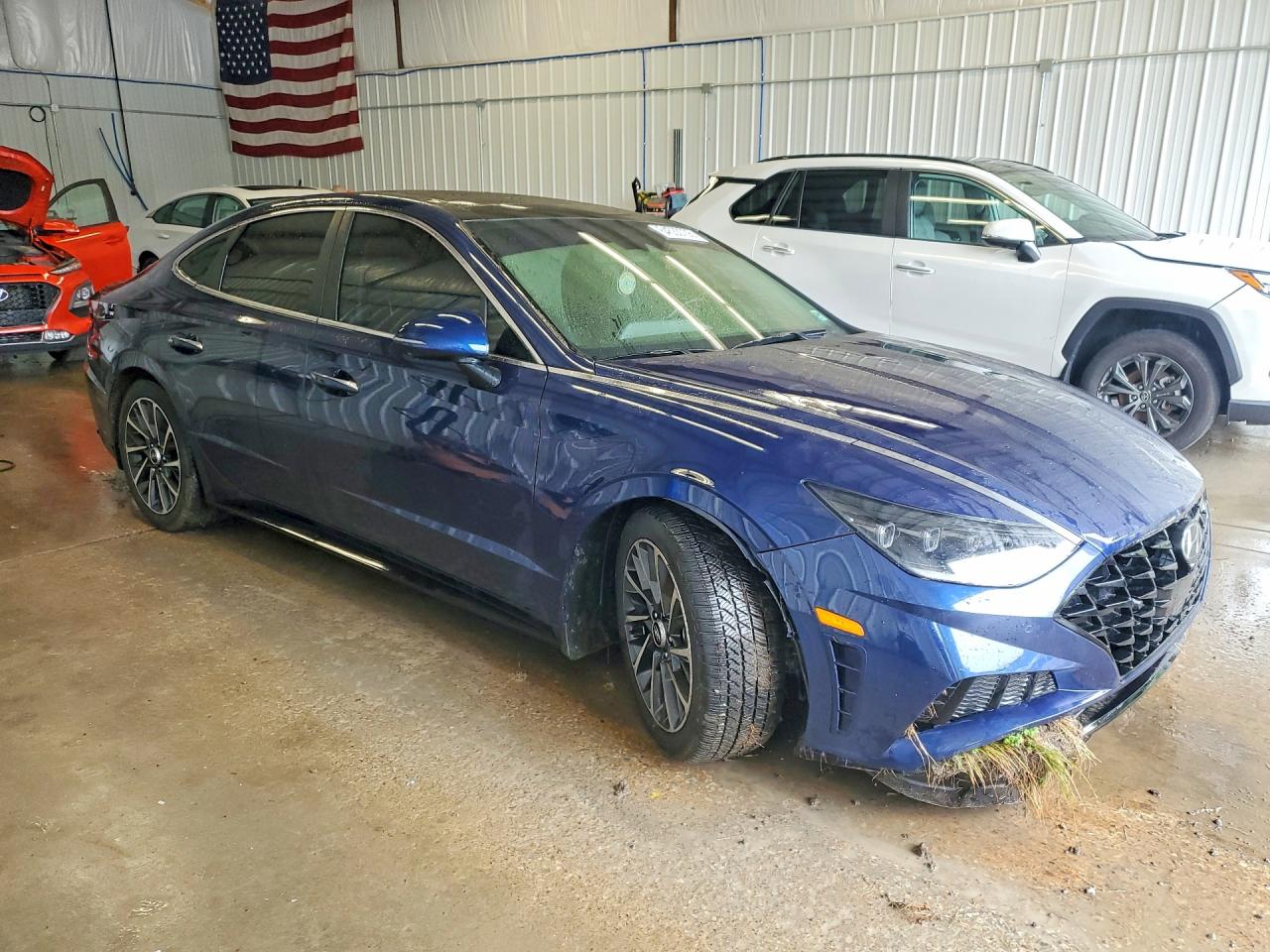 2021 Hyundai Sonata Limited Blue vin: 5NPEH4J29MH108972