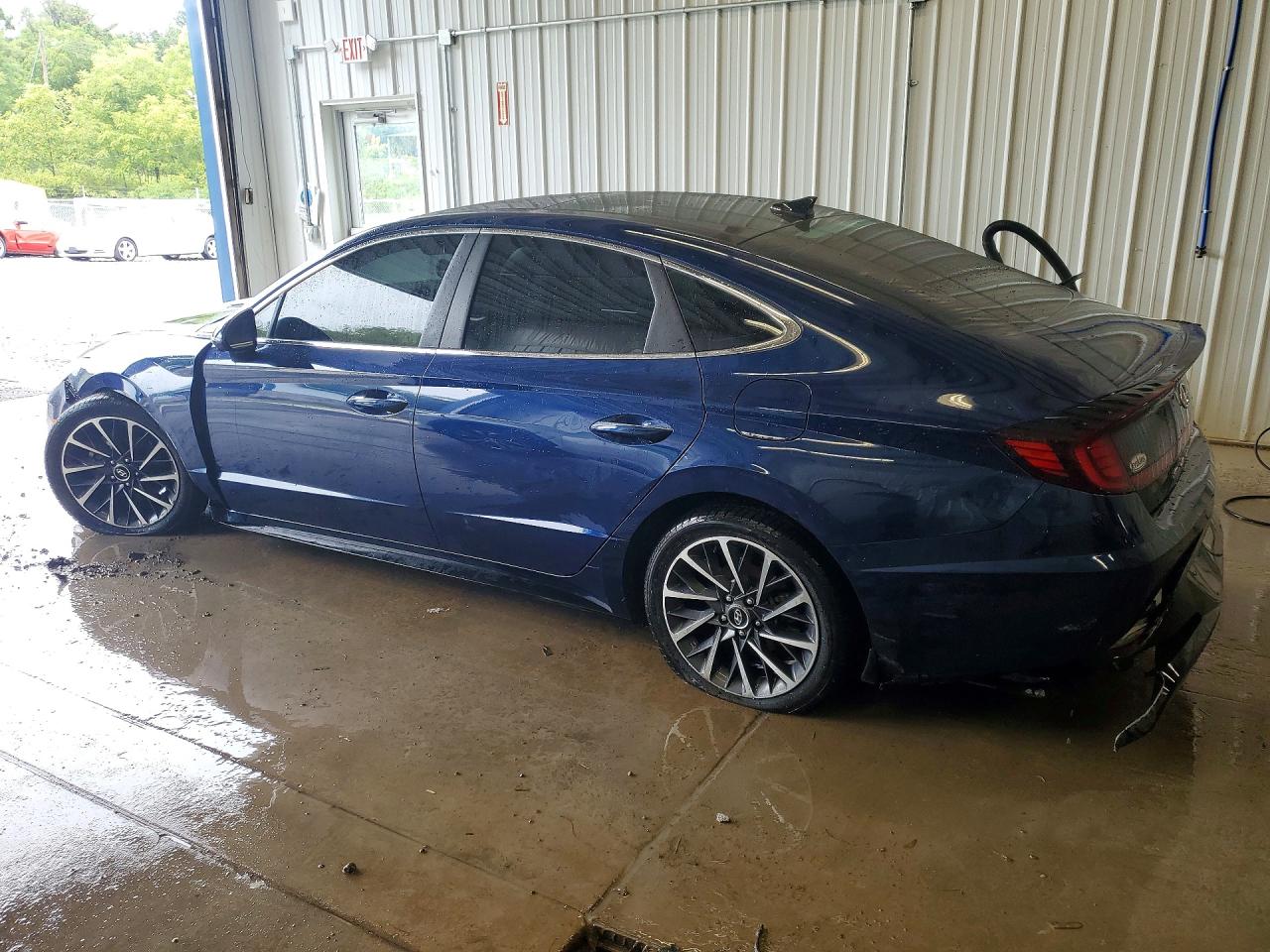 2021 Hyundai Sonata Limited Blue vin: 5NPEH4J29MH108972