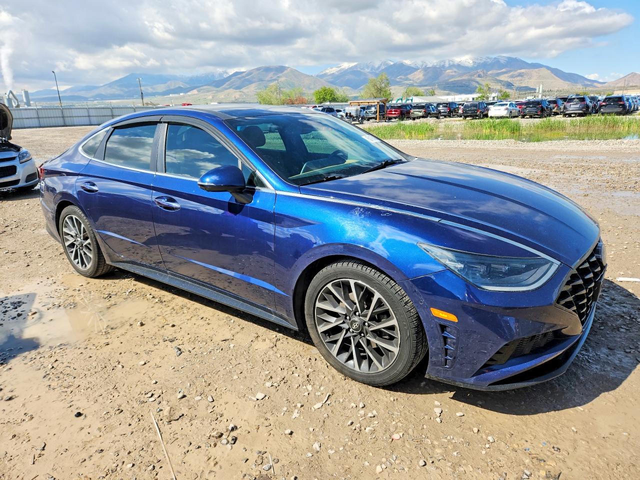2020 Hyundai Sonata Limited Blue vin: 5NPEH4J2XLH047730