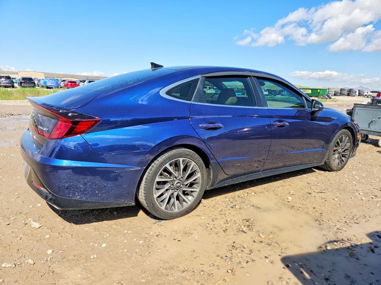 2020 Hyundai Sonata Limited Blue vin: 5NPEH4J2XLH047730