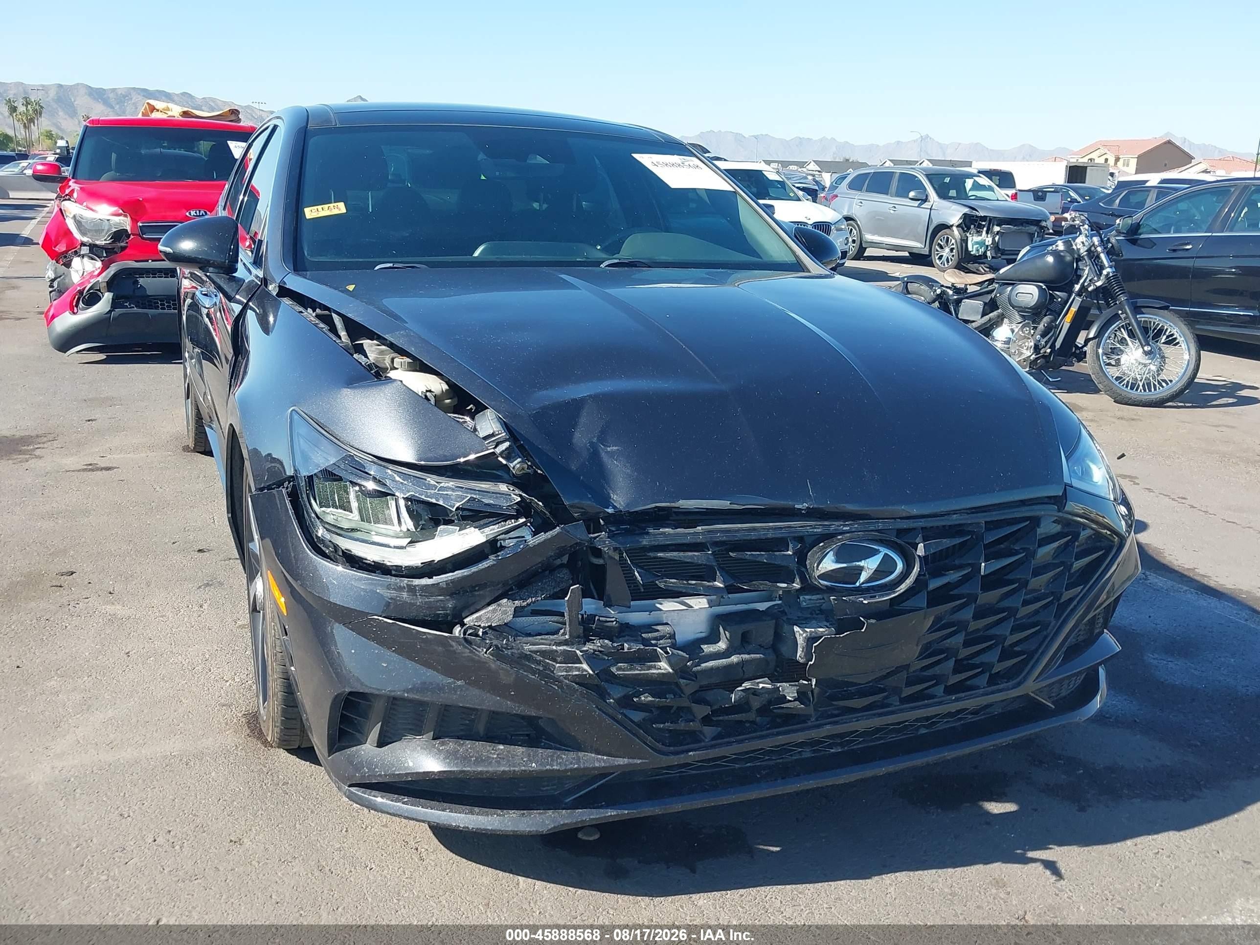 2021 Hyundai Sonata Sel Plus Серый vin: 5NPEJ4J21MH069511