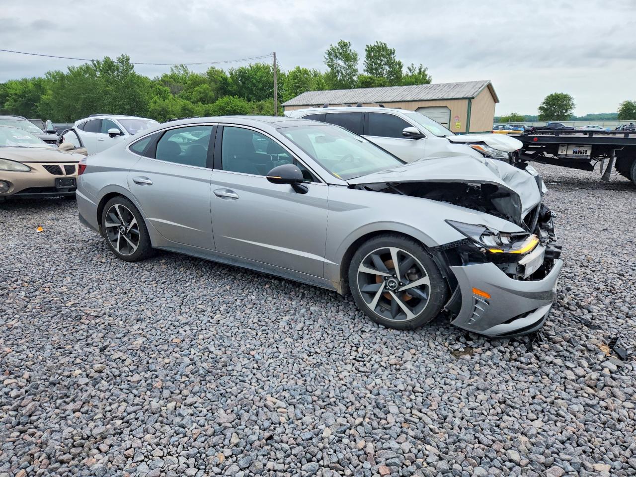 2022 Hyundai Sonata Sel Plus Silver vin: 5NPEJ4J21NH140899