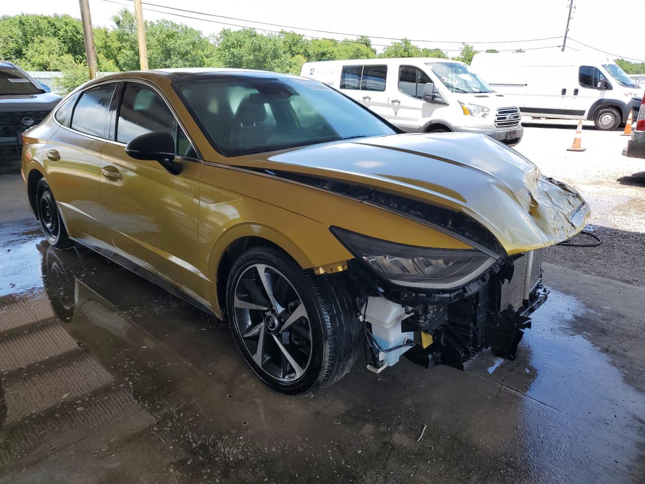 2021 Hyundai Sonata Sel Plus Золотой vin: 5NPEJ4J22MH068870 Damage: Spare Tire, Worn, Replacement Required