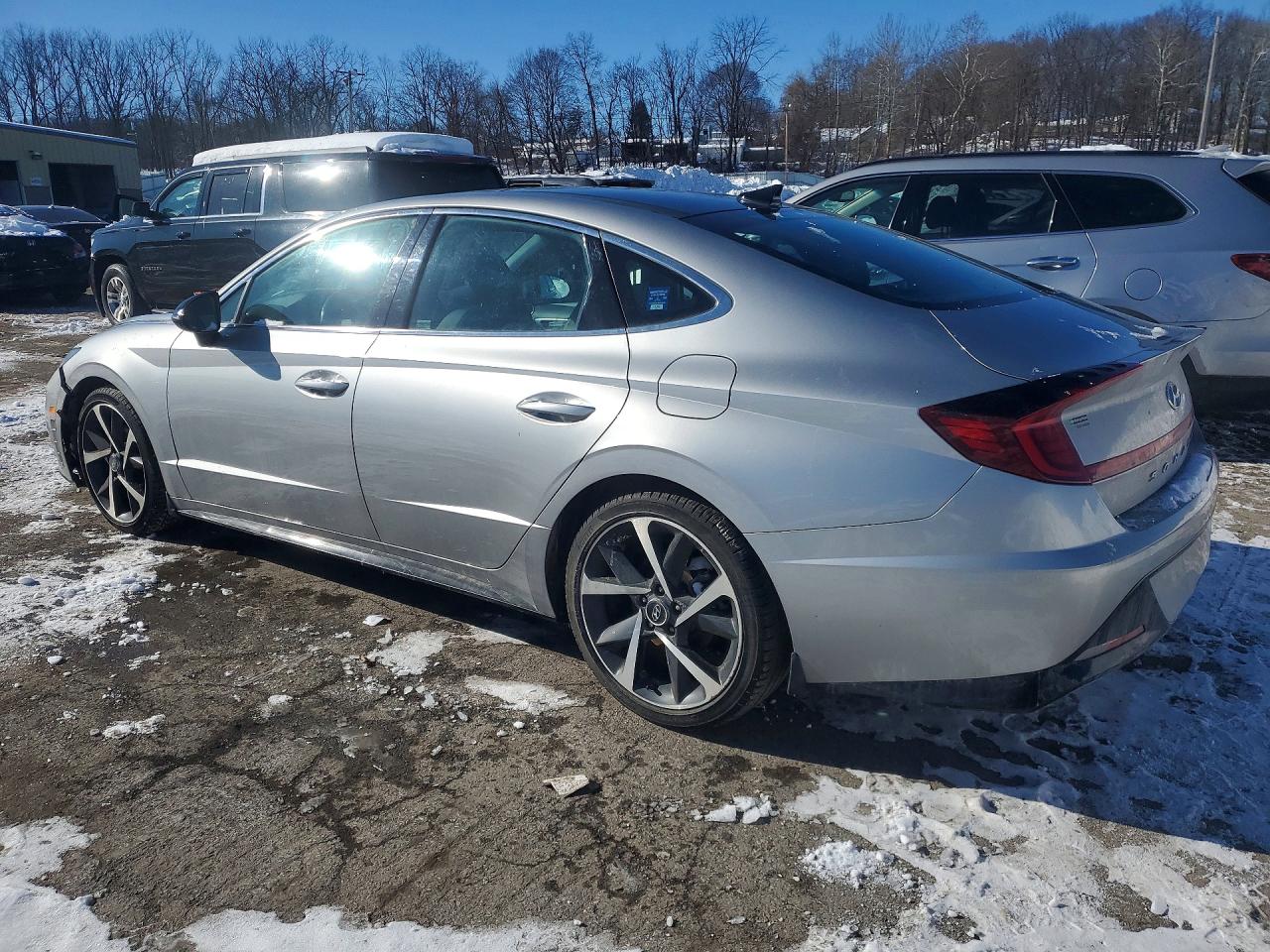 2021 Hyundai Sonata Sel Plus Silver vin: 5NPEJ4J22MH117307