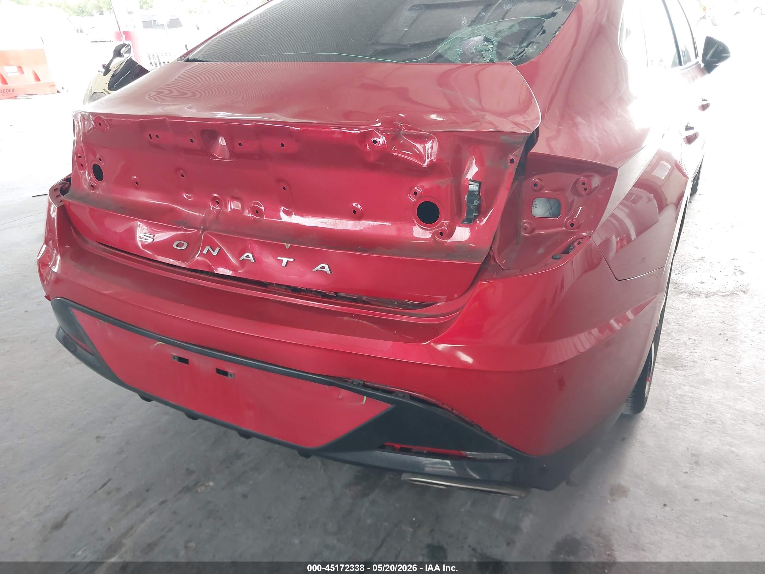 2021 Hyundai Sonata Sel Plus Red vin: 5NPEJ4J23MH133015