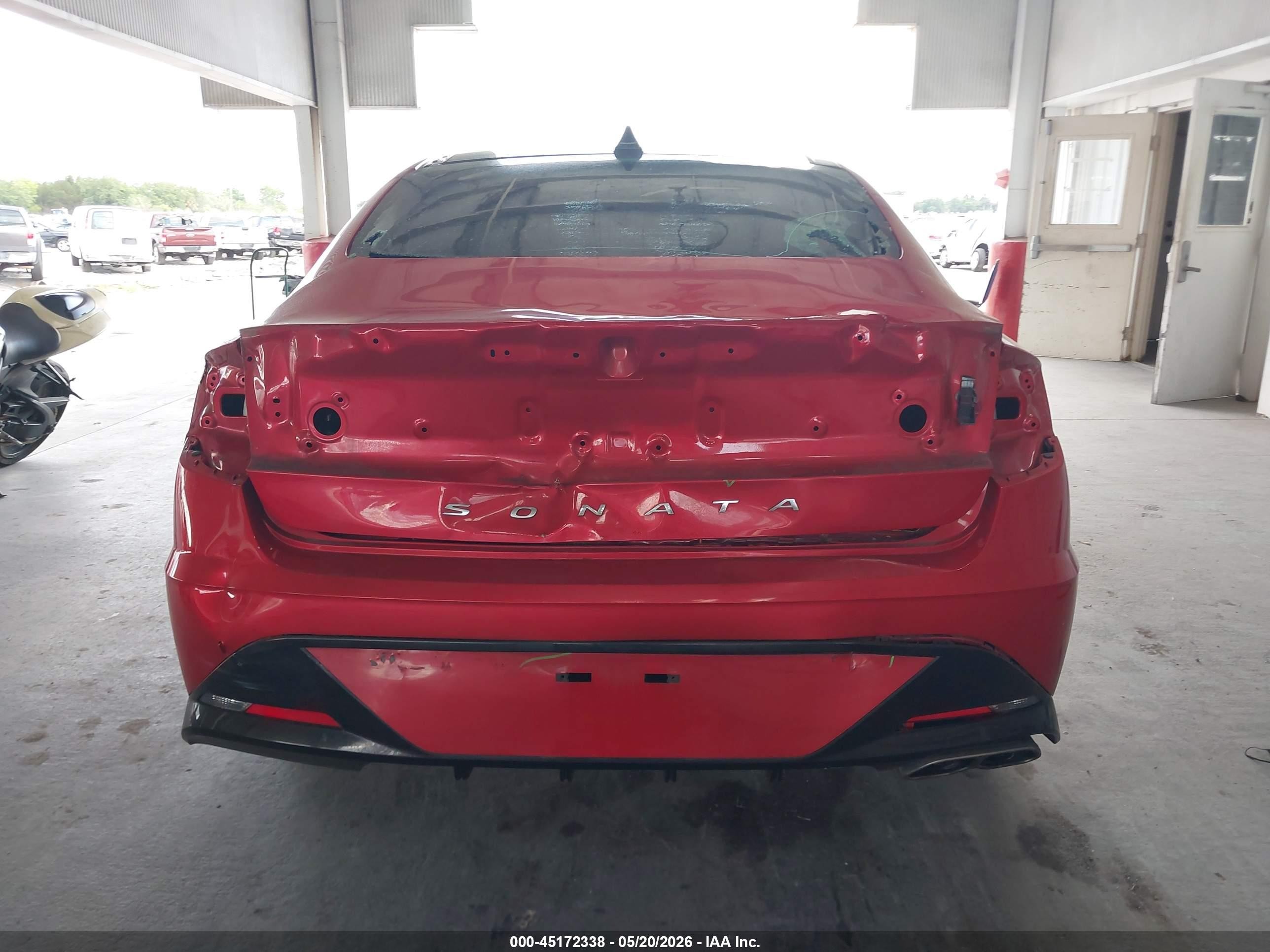 2021 Hyundai Sonata Sel Plus Red vin: 5NPEJ4J23MH133015