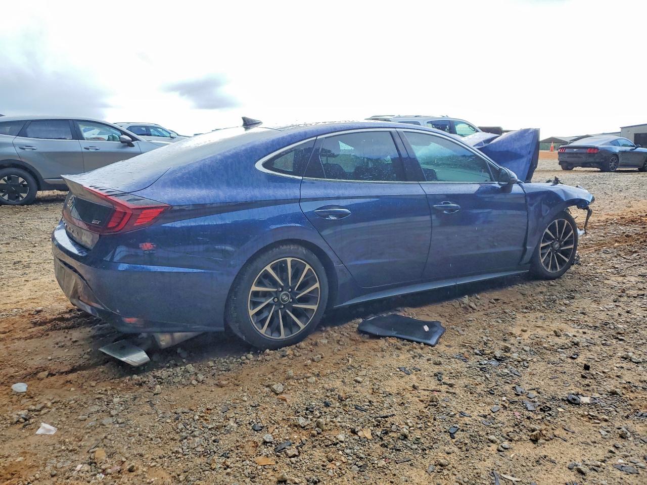 2020 Hyundai Sonata Sel Plus Blue vin: 5NPEJ4J24LH049476