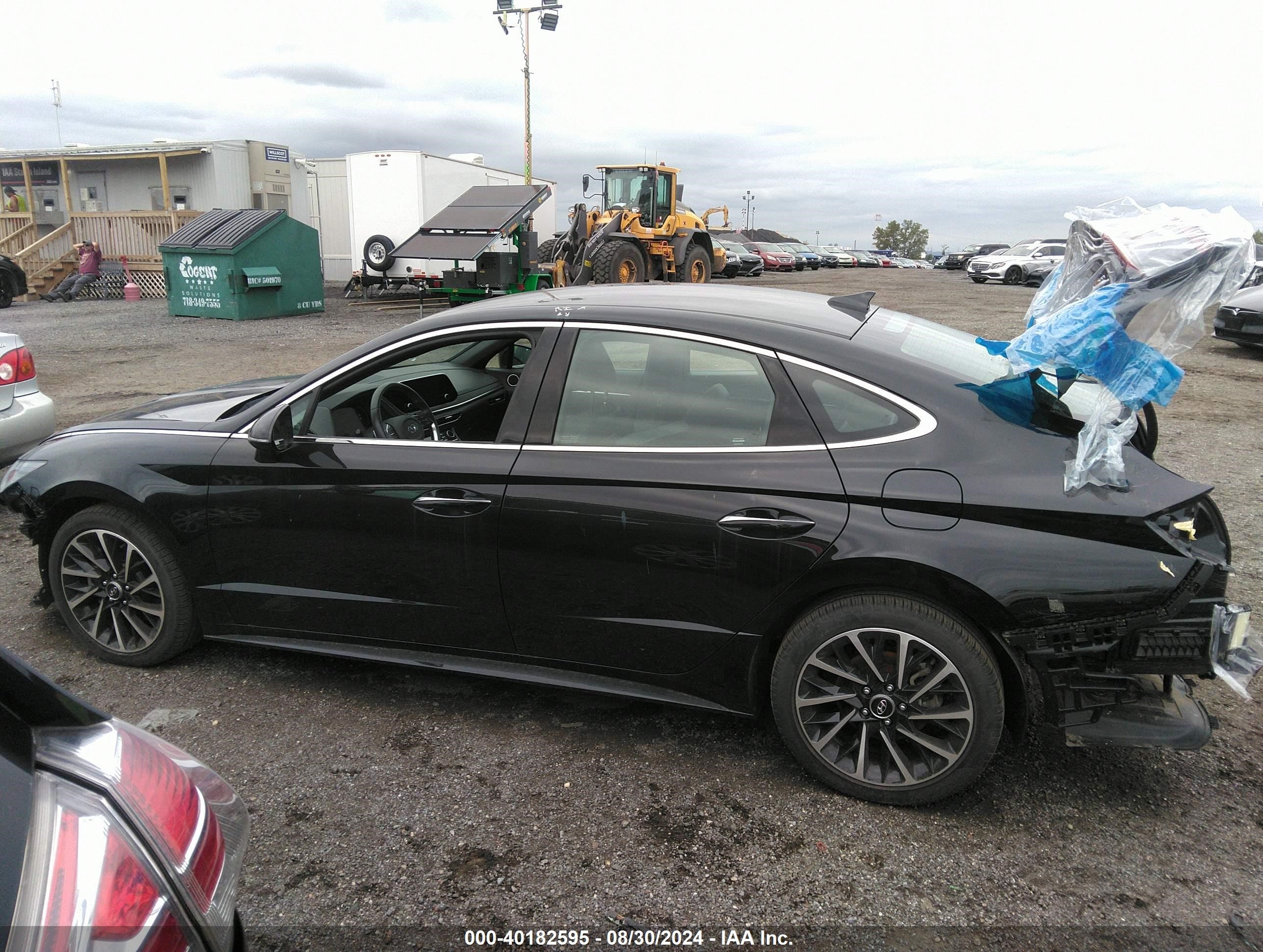 2020 Hyundai Sonata Sel Plus Черный vin: 5NPEJ4J24LH051910