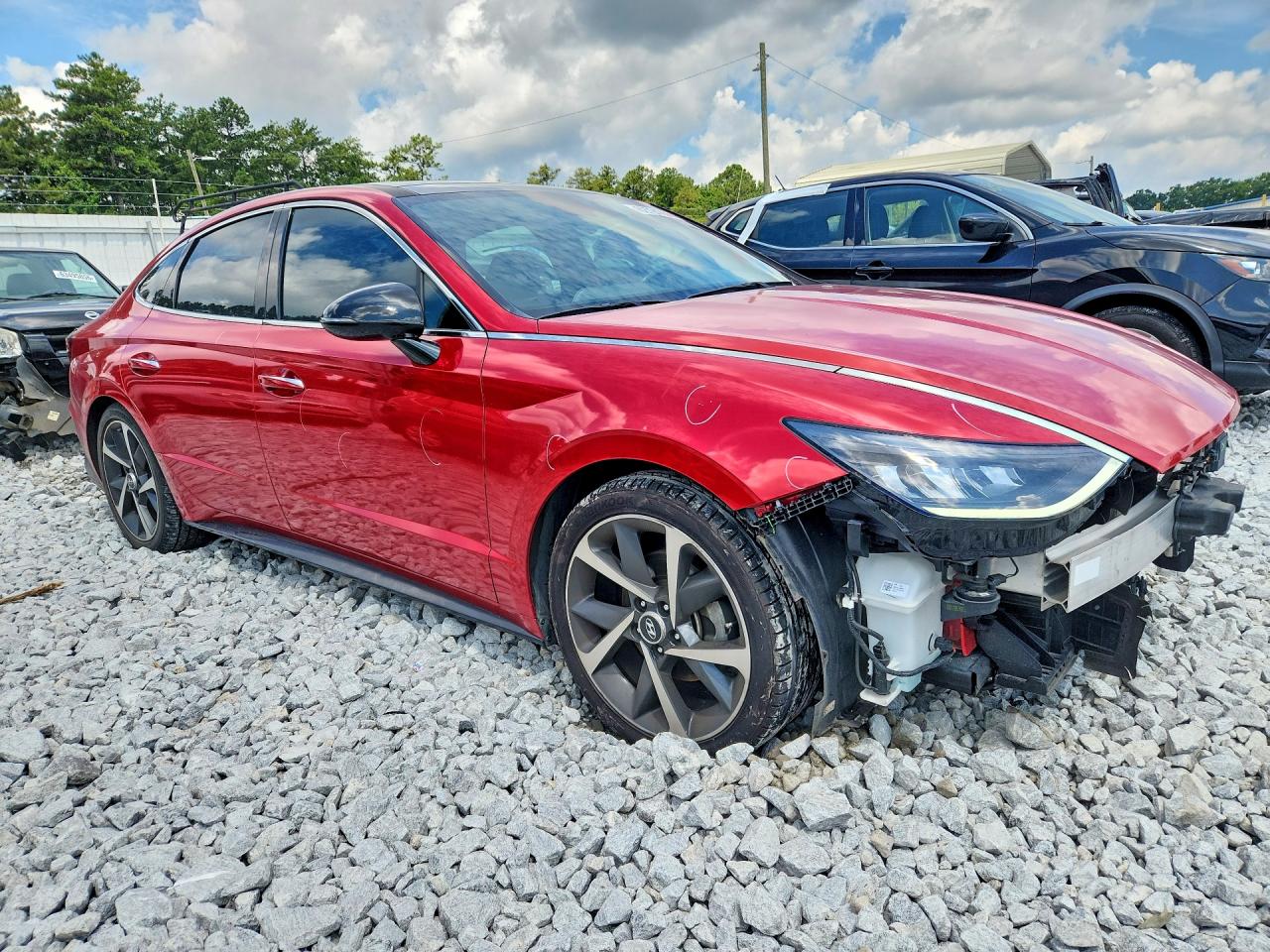 2021 Hyundai Sonata Sel Plus Red vin: 5NPEJ4J26MH069472