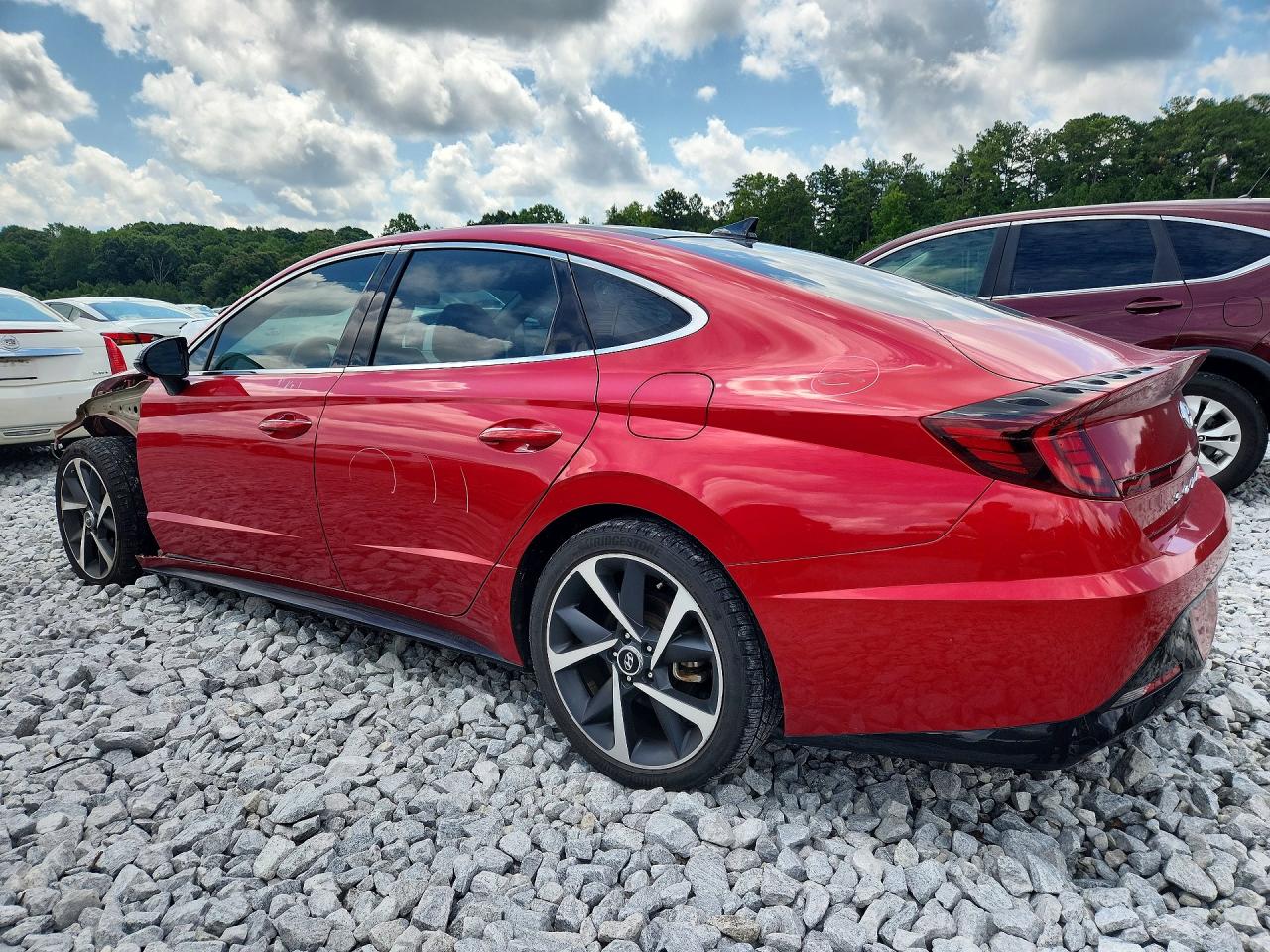 2021 Hyundai Sonata Sel Plus Red vin: 5NPEJ4J26MH069472