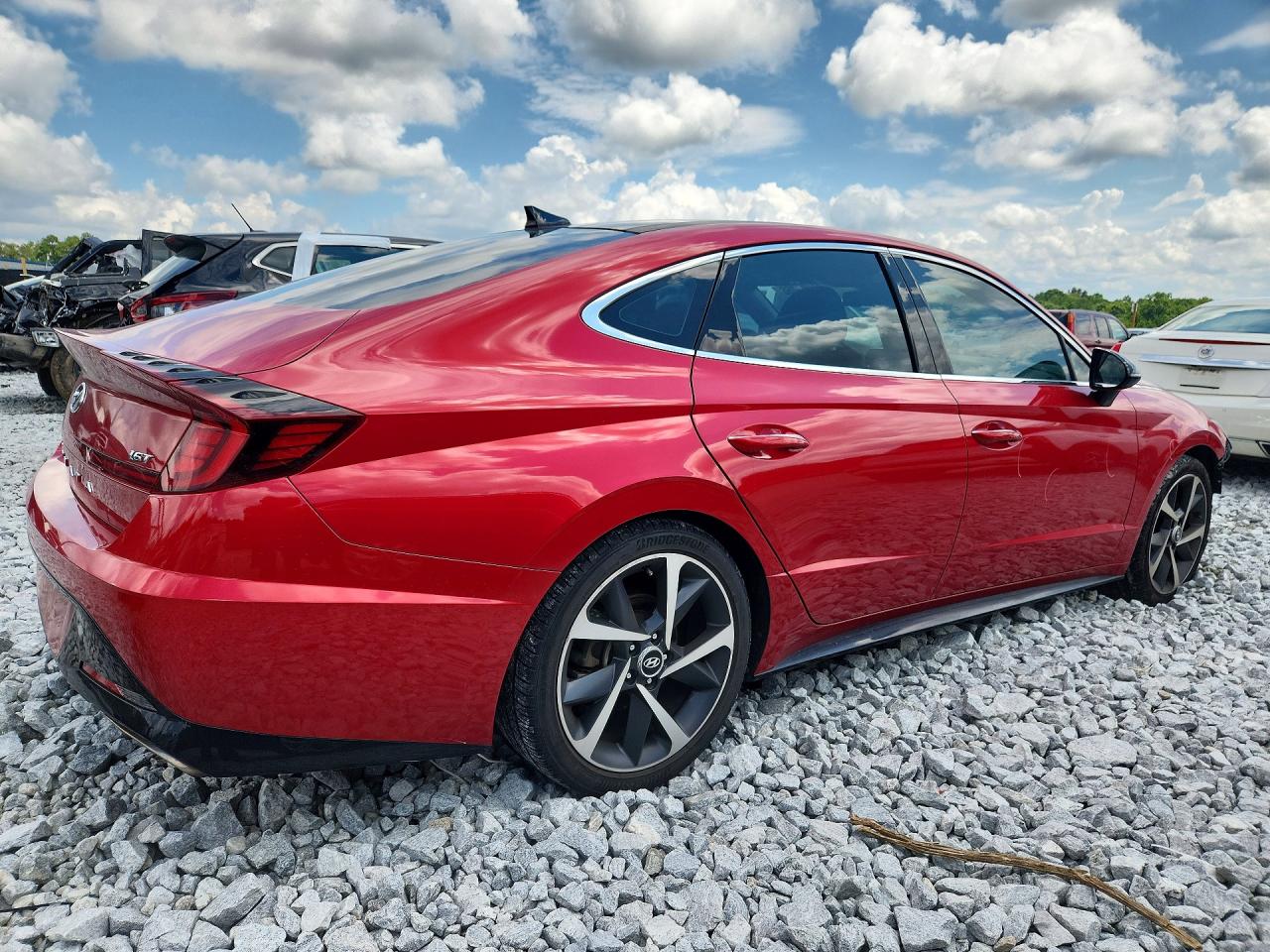 2021 Hyundai Sonata Sel Plus Red vin: 5NPEJ4J26MH069472