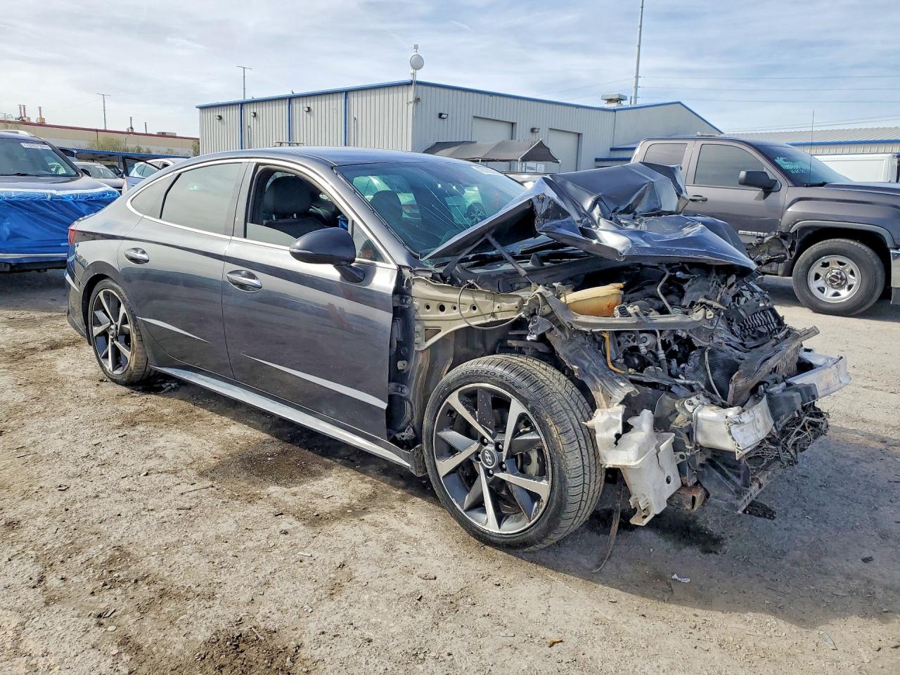 2021 Hyundai Sonata Sel Plus Серый vin: 5NPEJ4J26MH106603