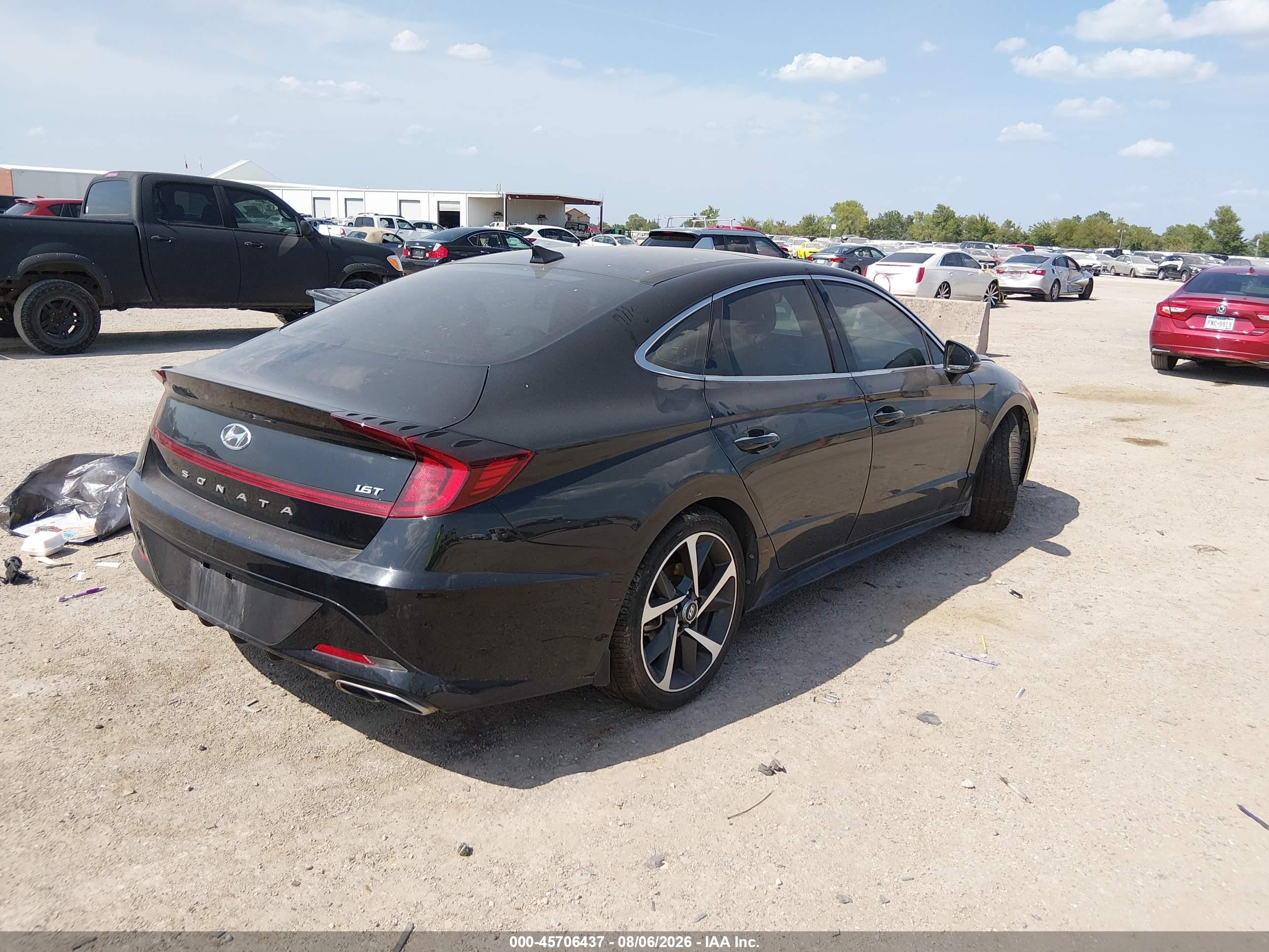 2021 Hyundai Sonata Sel Plus Black vin: 5NPEJ4J28MH124889
